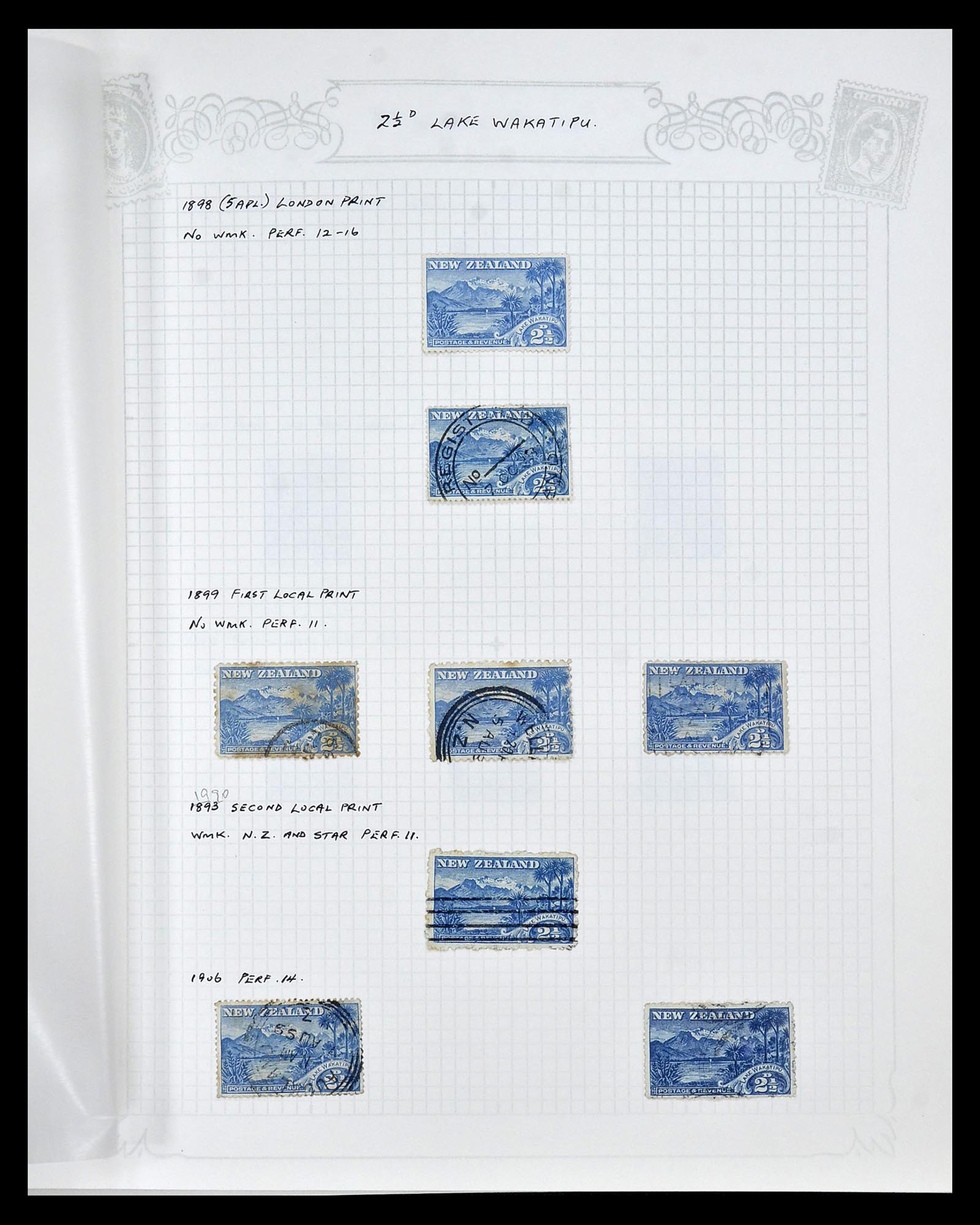 34901 022 - Postzegelverzameling 34901 Nieuw Zeeland 1862-1970.