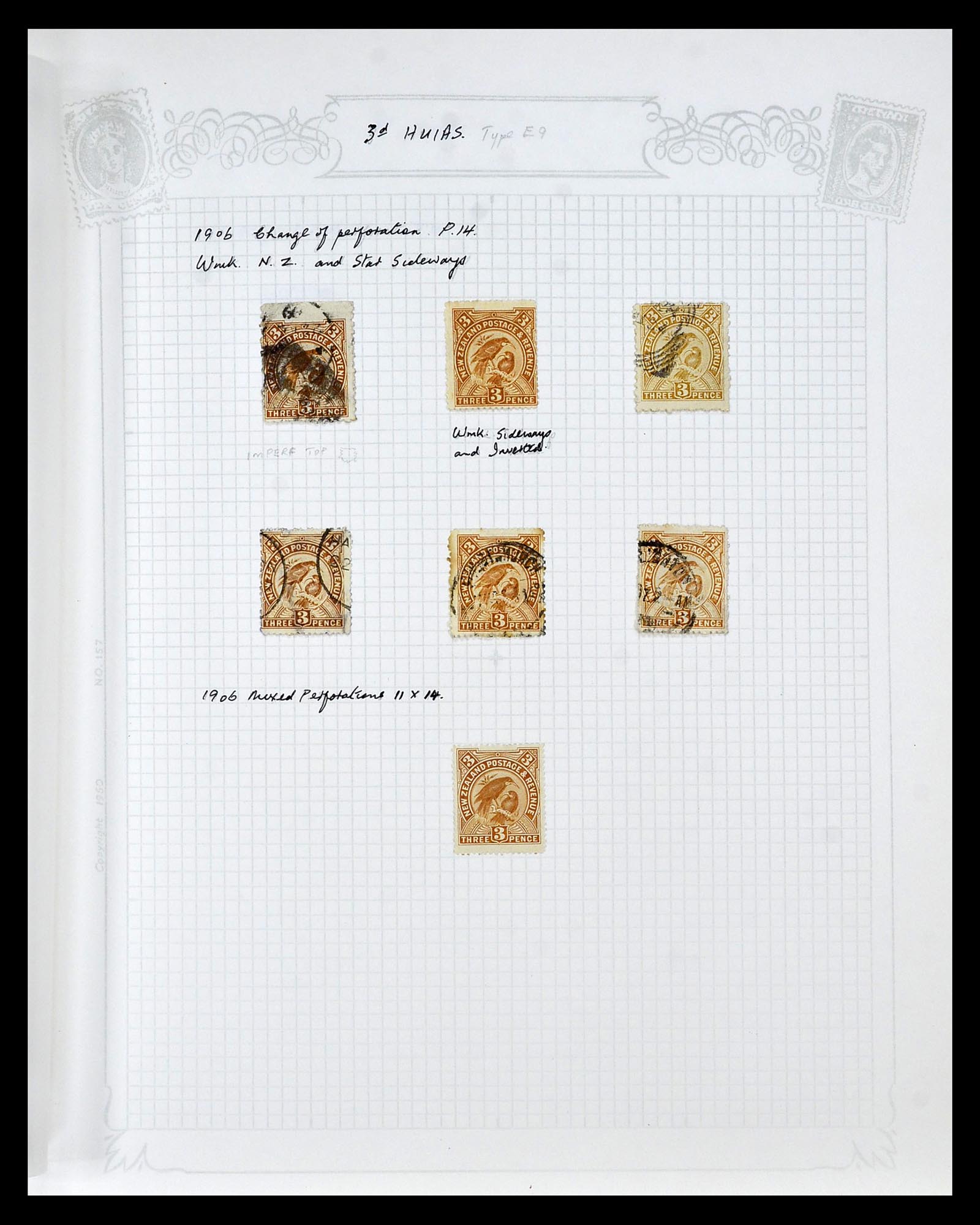 34901 024 - Postzegelverzameling 34901 Nieuw Zeeland 1862-1970.