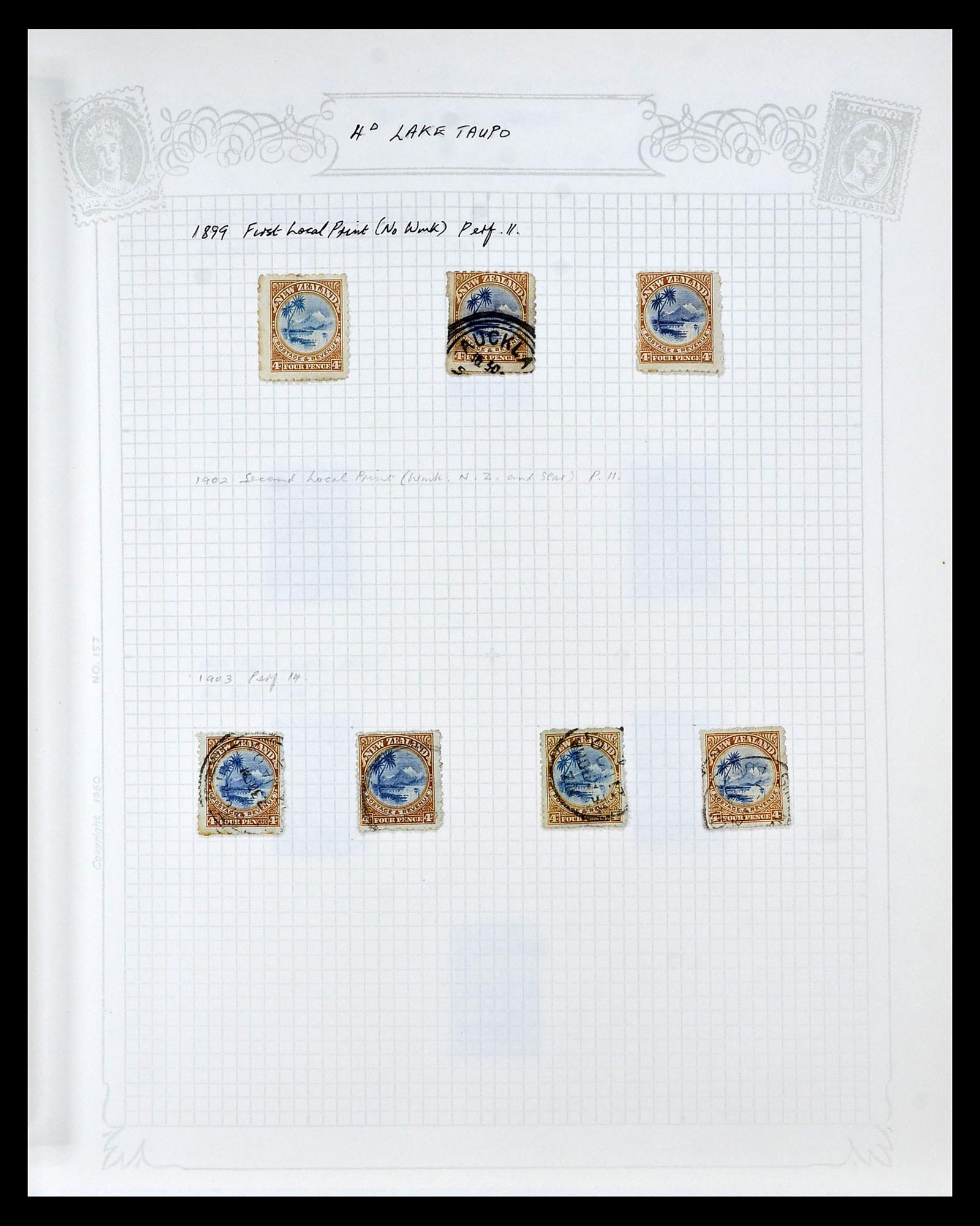34901 026 - Postzegelverzameling 34901 Nieuw Zeeland 1862-1970.