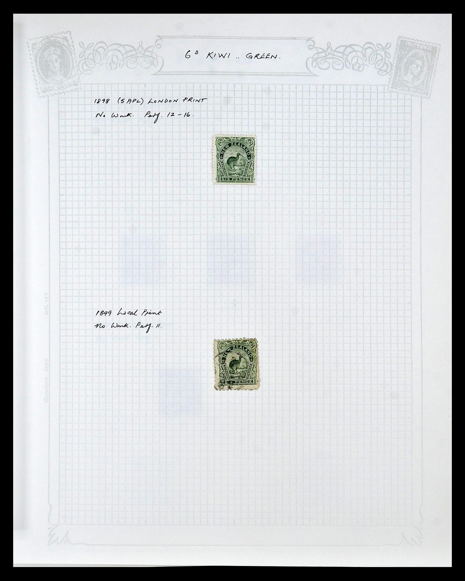34901 029 - Postzegelverzameling 34901 Nieuw Zeeland 1862-1970.