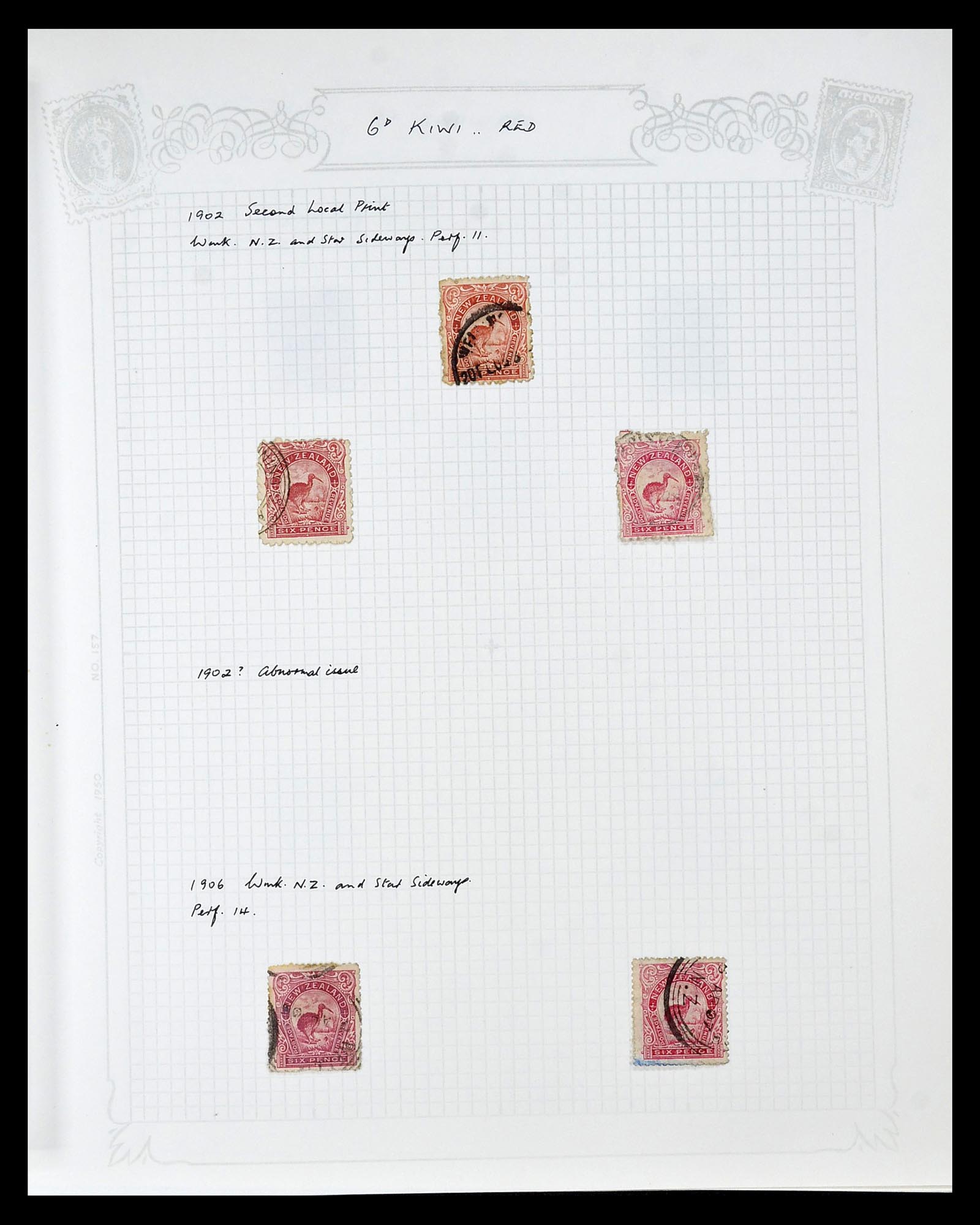 34901 031 - Postzegelverzameling 34901 Nieuw Zeeland 1862-1970.