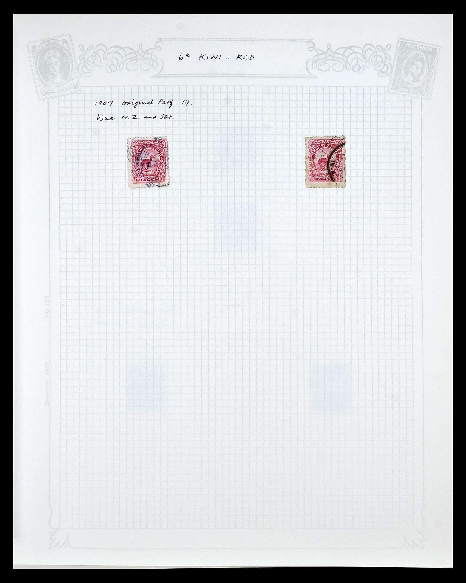 34901 032 - Postzegelverzameling 34901 Nieuw Zeeland 1862-1970.