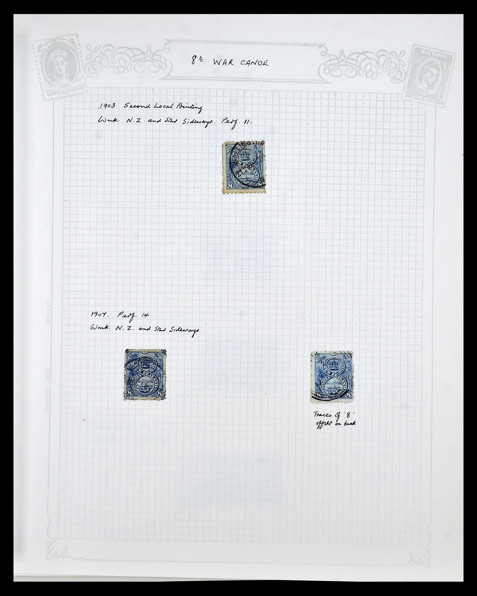 34901 034 - Postzegelverzameling 34901 Nieuw Zeeland 1862-1970.