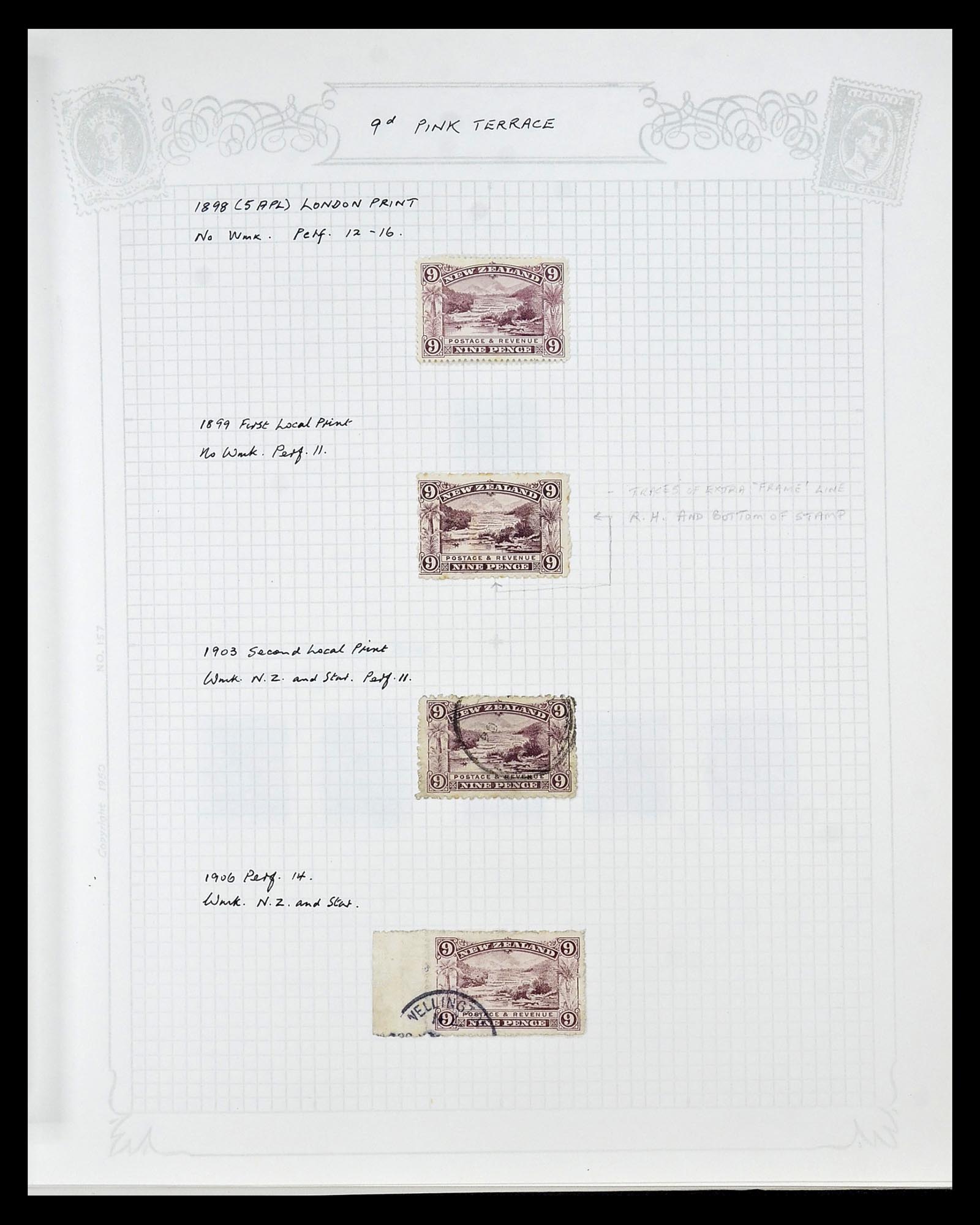 34901 035 - Postzegelverzameling 34901 Nieuw Zeeland 1862-1970.
