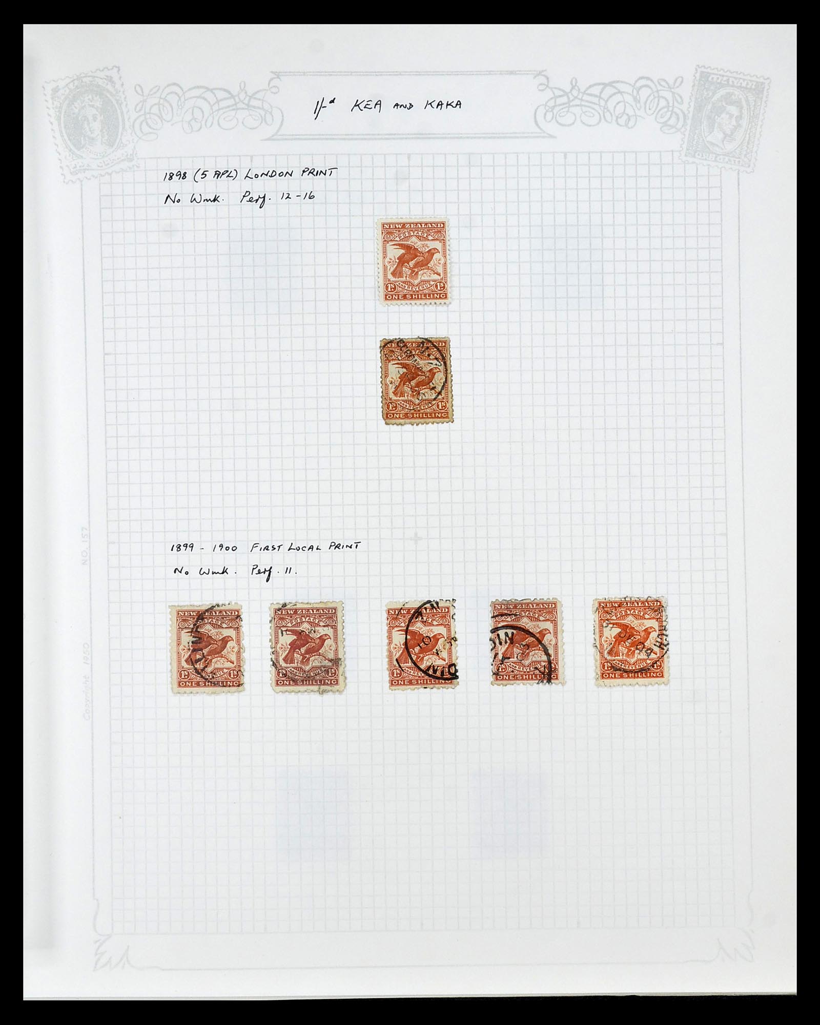 34901 036 - Postzegelverzameling 34901 Nieuw Zeeland 1862-1970.