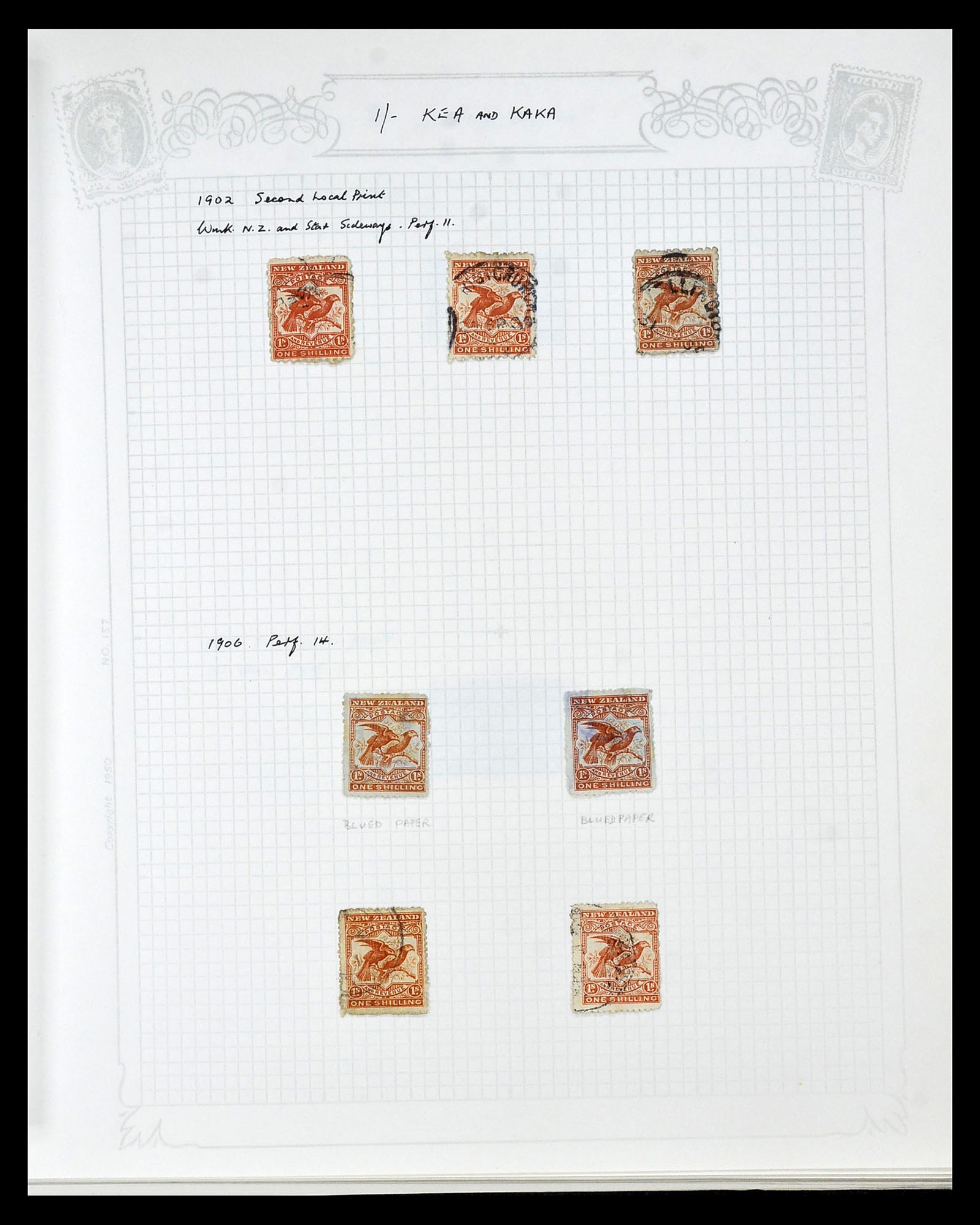 34901 037 - Postzegelverzameling 34901 Nieuw Zeeland 1862-1970.