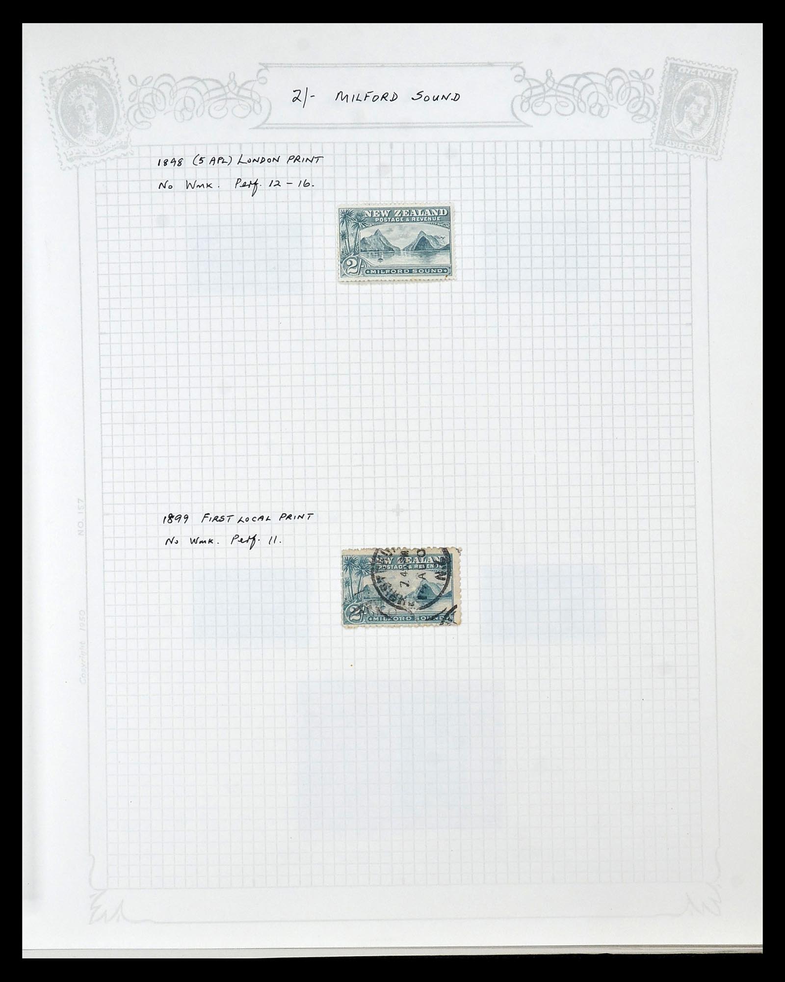34901 038 - Postzegelverzameling 34901 Nieuw Zeeland 1862-1970.