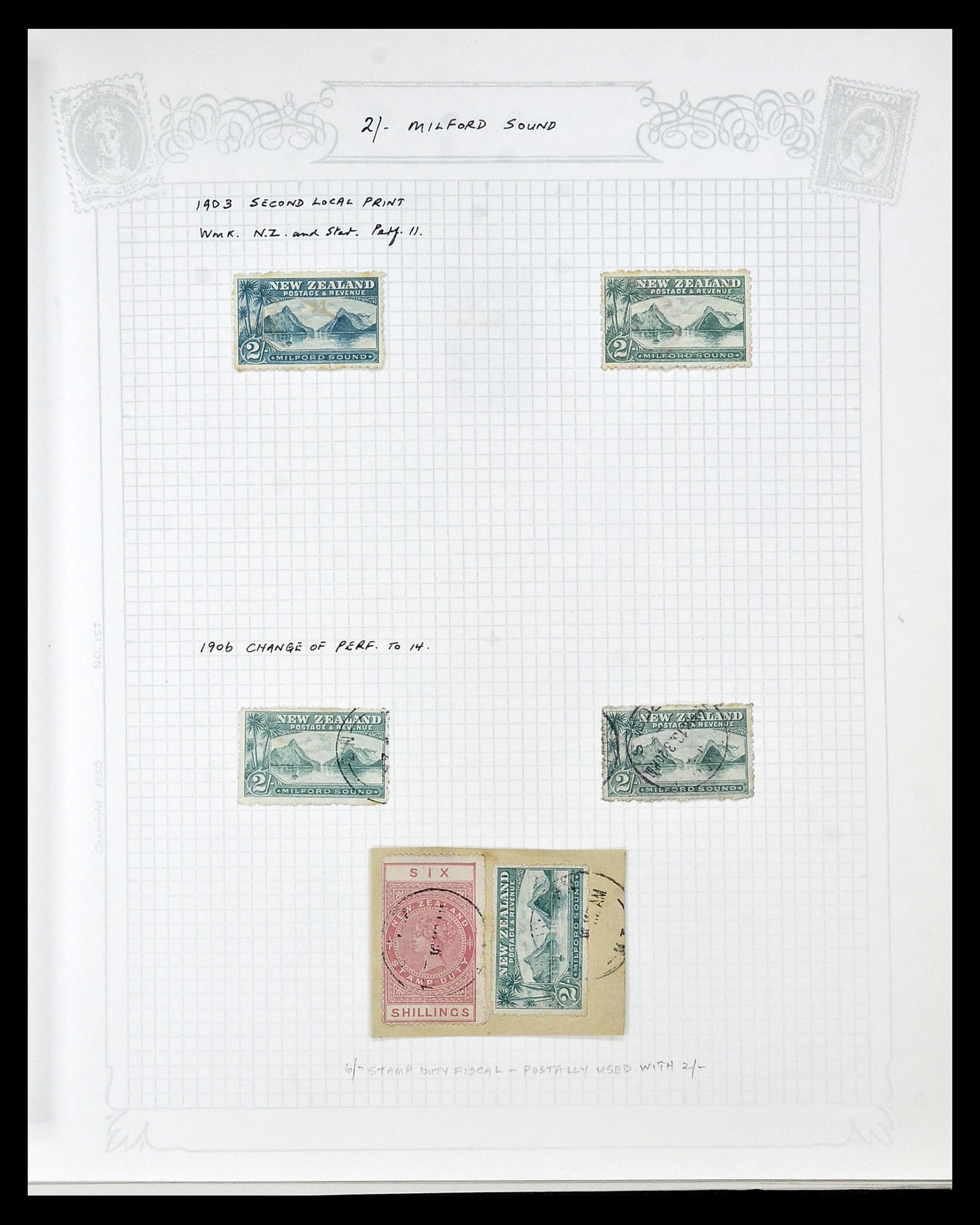 34901 039 - Postzegelverzameling 34901 Nieuw Zeeland 1862-1970.