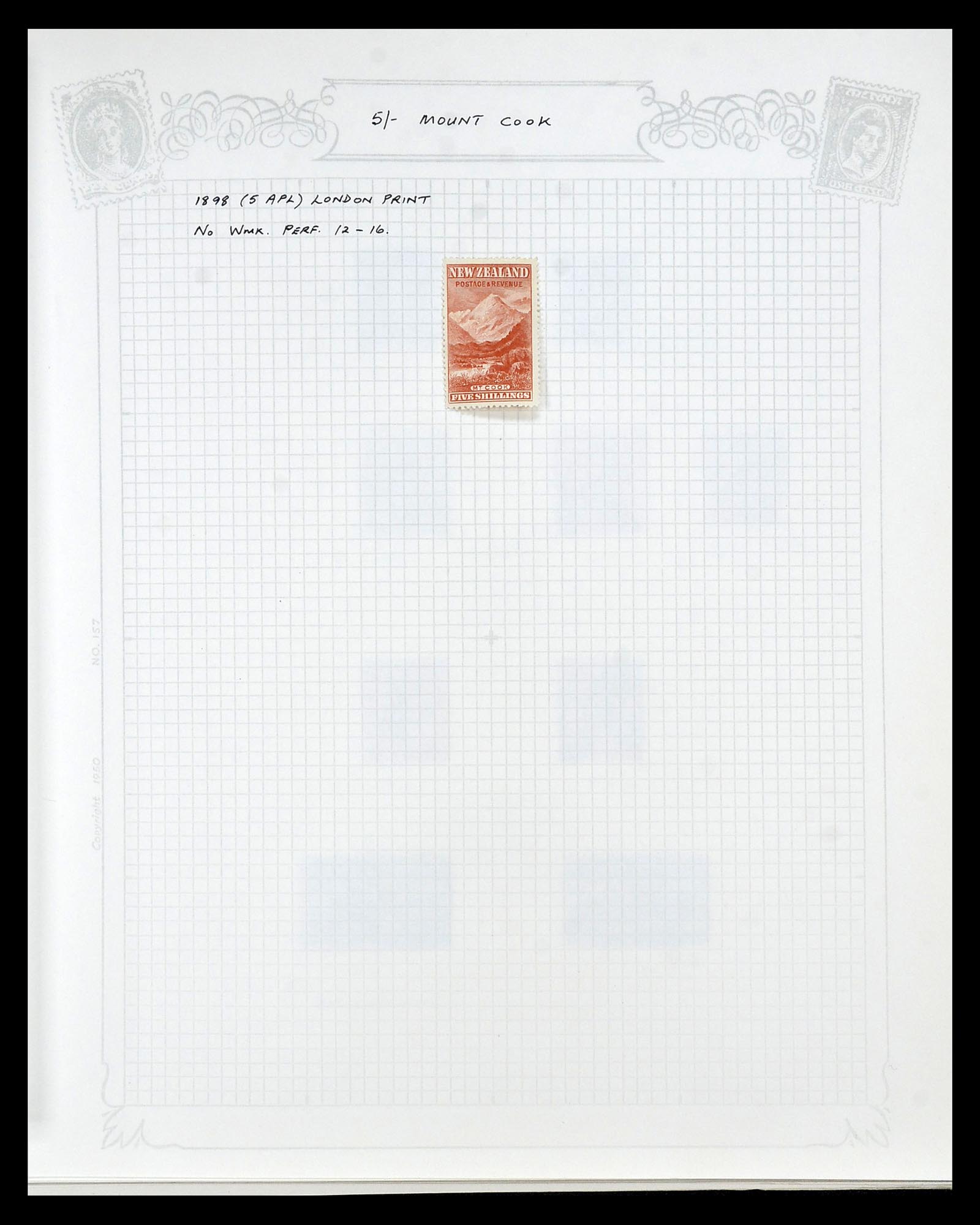 34901 040 - Postzegelverzameling 34901 Nieuw Zeeland 1862-1970.