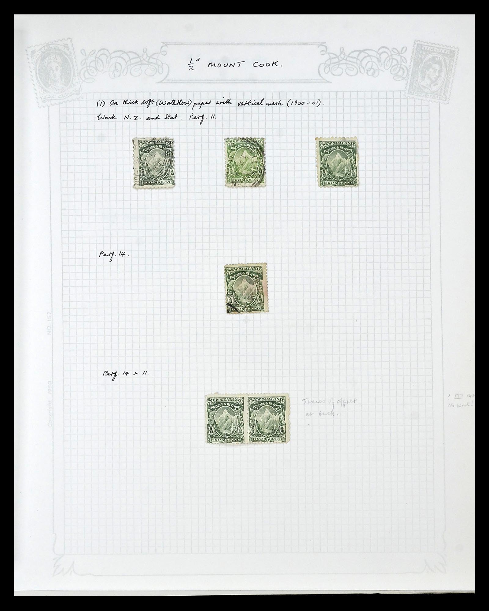 34901 042 - Postzegelverzameling 34901 Nieuw Zeeland 1862-1970.
