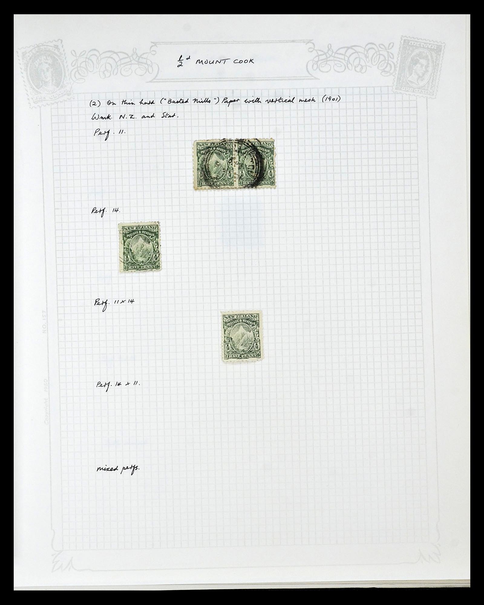 34901 043 - Postzegelverzameling 34901 Nieuw Zeeland 1862-1970.