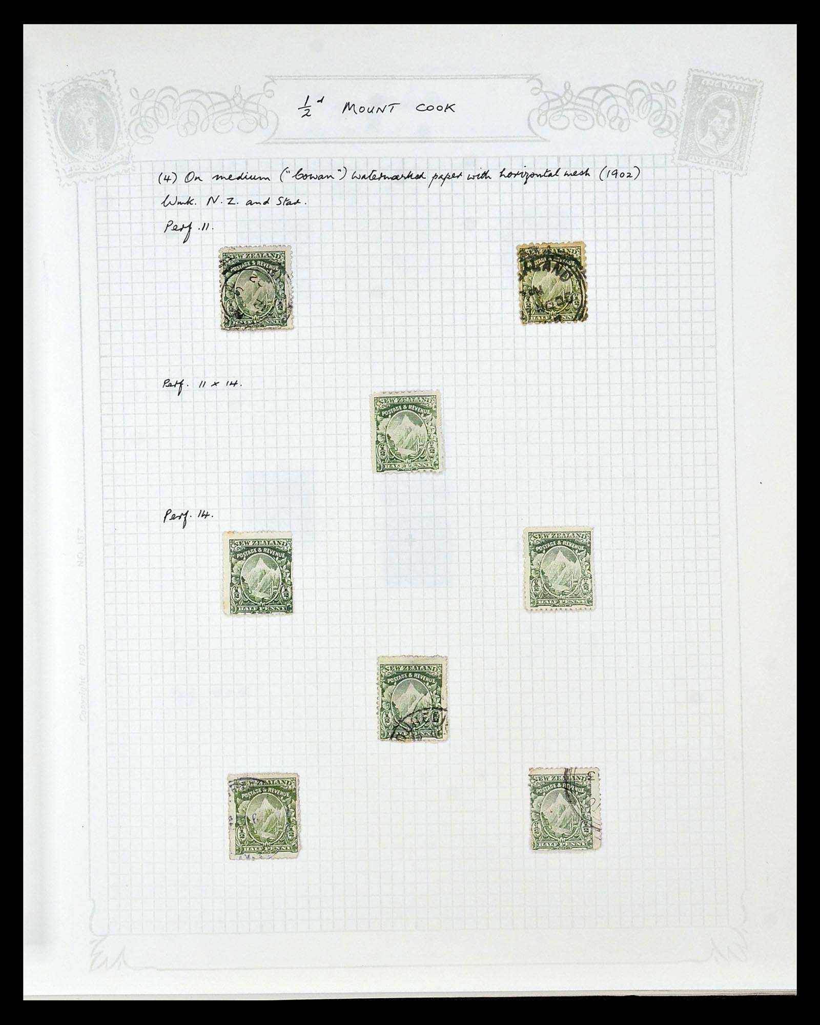 34901 045 - Postzegelverzameling 34901 Nieuw Zeeland 1862-1970.