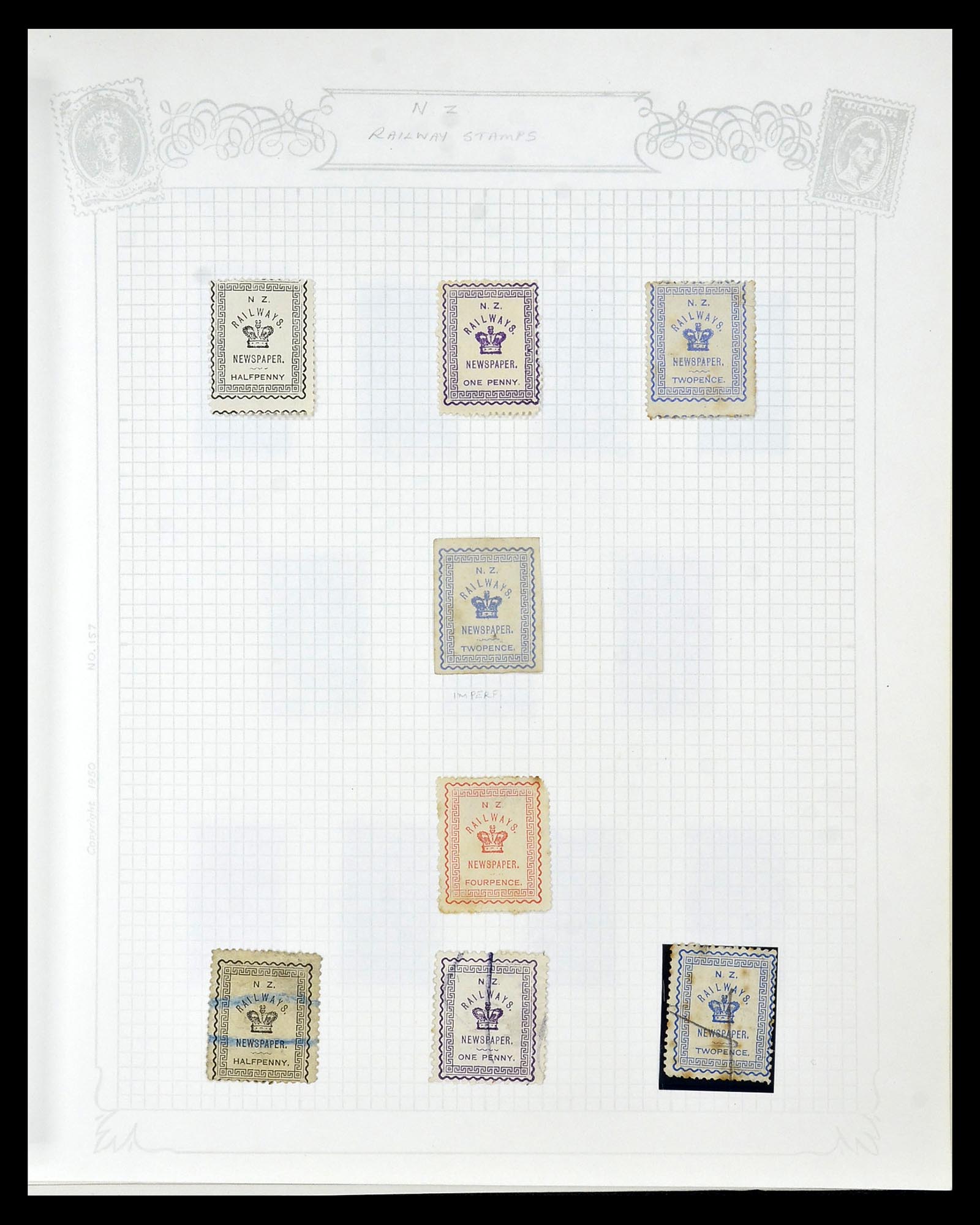 34901 052 - Postzegelverzameling 34901 Nieuw Zeeland 1862-1970.