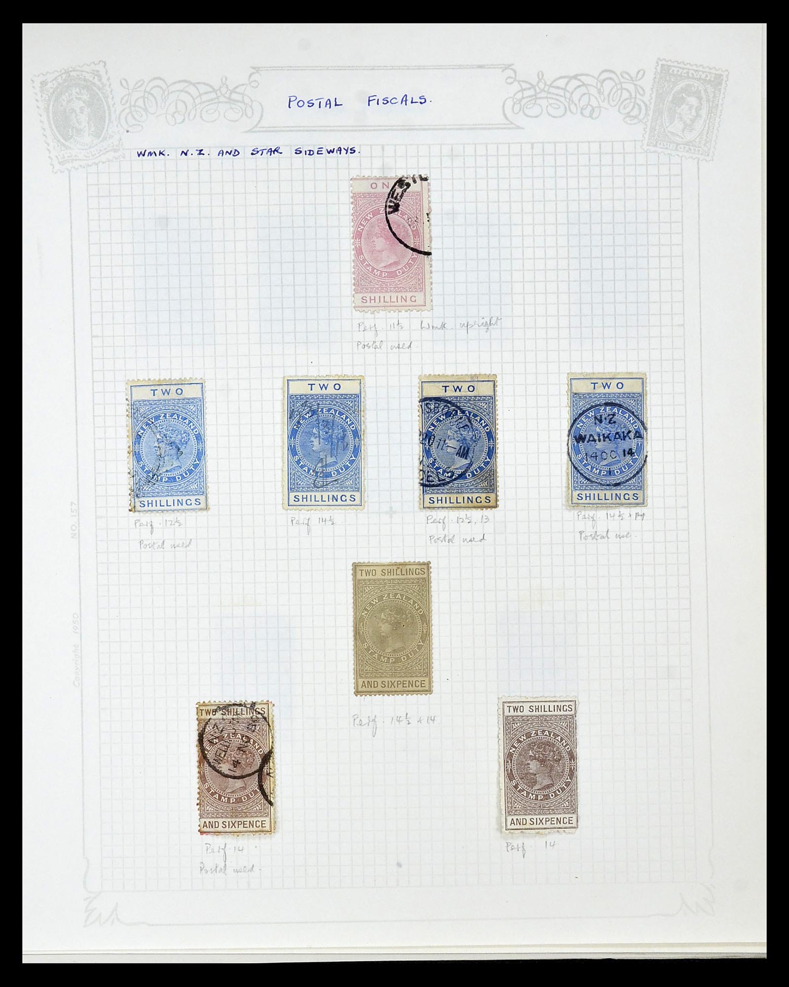 34901 054 - Postzegelverzameling 34901 Nieuw Zeeland 1862-1970.