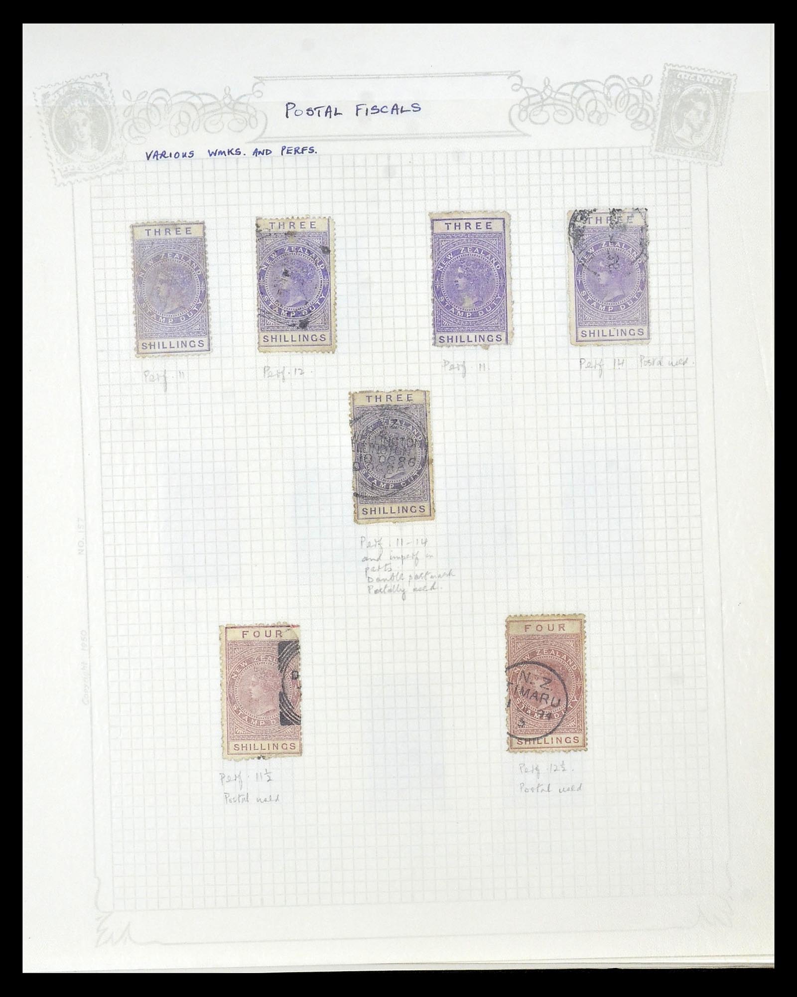34901 055 - Postzegelverzameling 34901 Nieuw Zeeland 1862-1970.