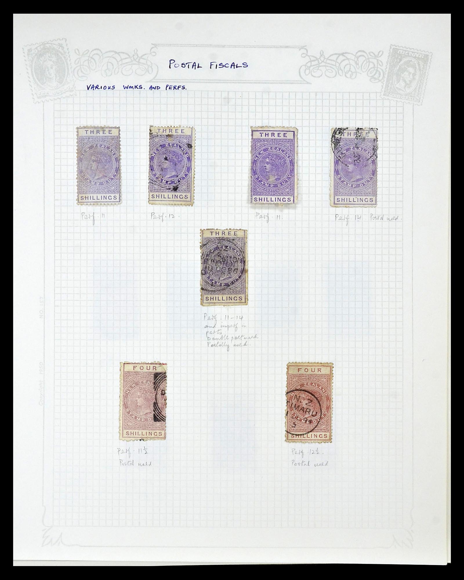 34901 056 - Postzegelverzameling 34901 Nieuw Zeeland 1862-1970.