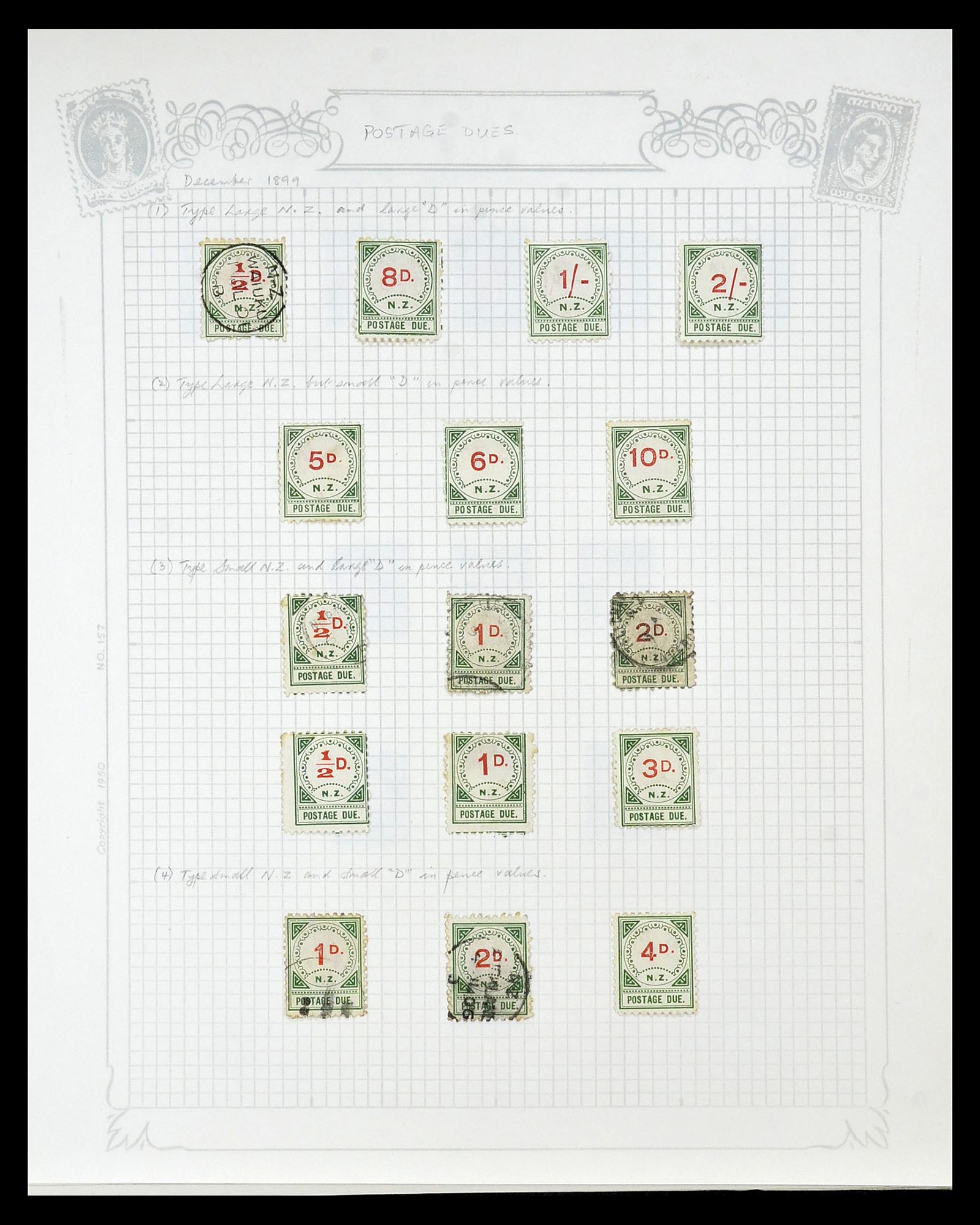 34901 059 - Postzegelverzameling 34901 Nieuw Zeeland 1862-1970.