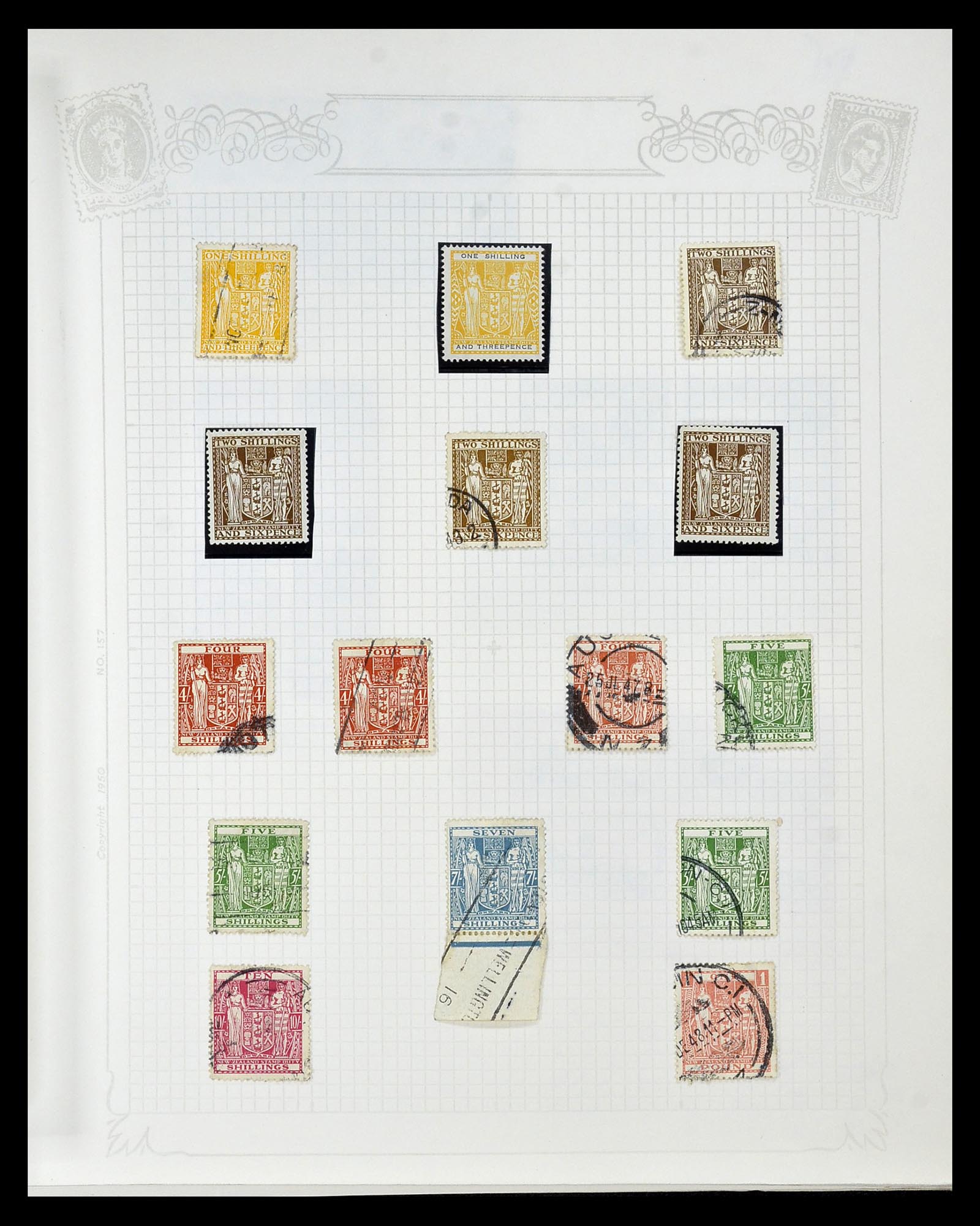 34901 061 - Postzegelverzameling 34901 Nieuw Zeeland 1862-1970.
