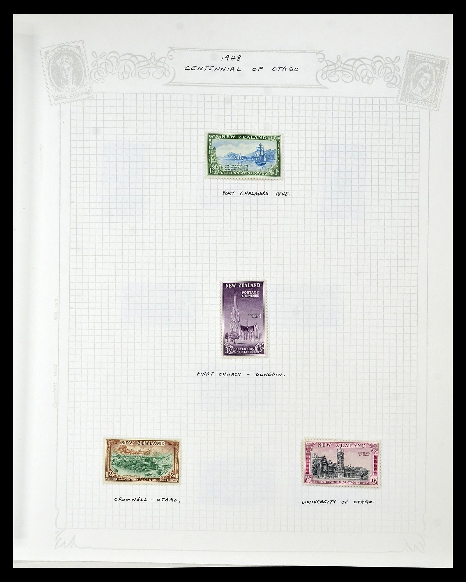 34901 063 - Postzegelverzameling 34901 Nieuw Zeeland 1862-1970.
