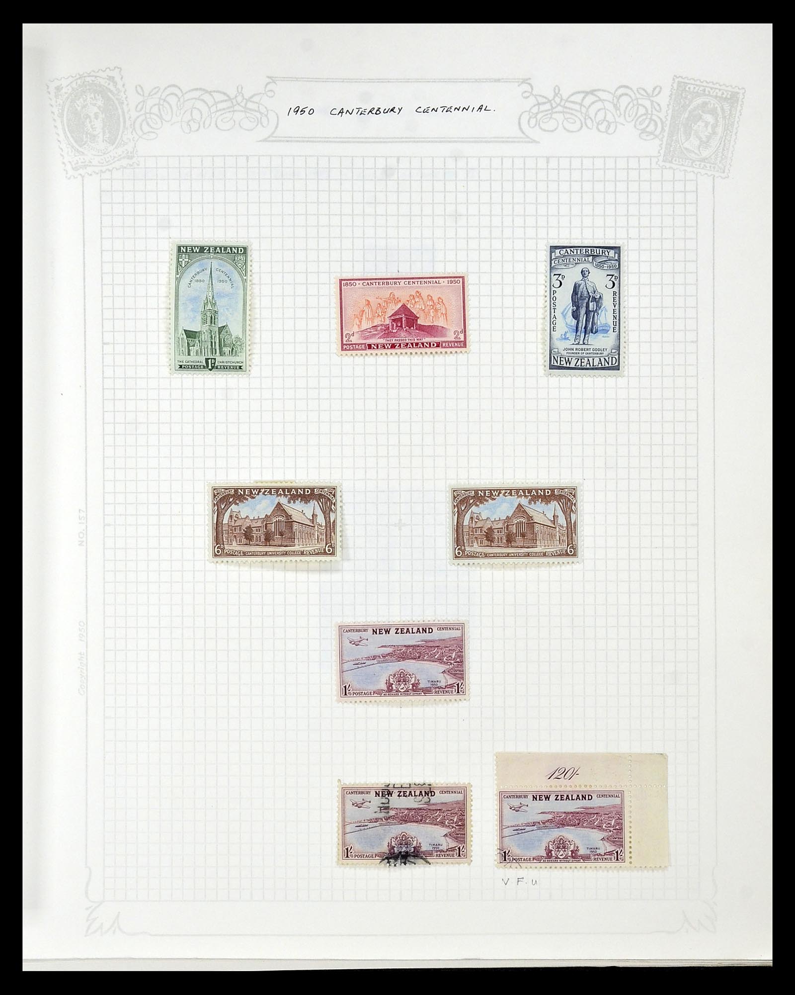 34901 064 - Postzegelverzameling 34901 Nieuw Zeeland 1862-1970.