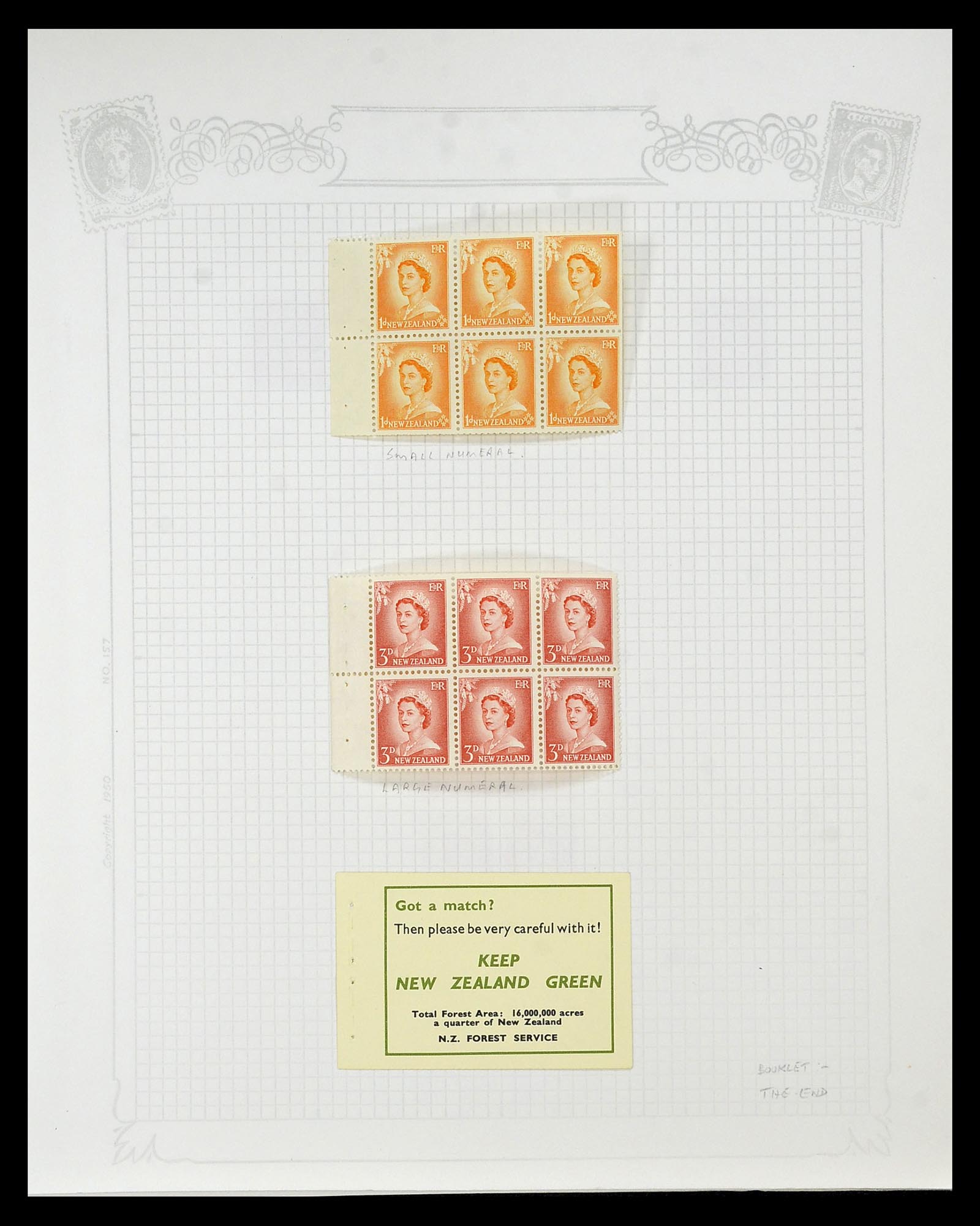 34901 069 - Stamp Collection 34901 New Zealand 1862-1970.