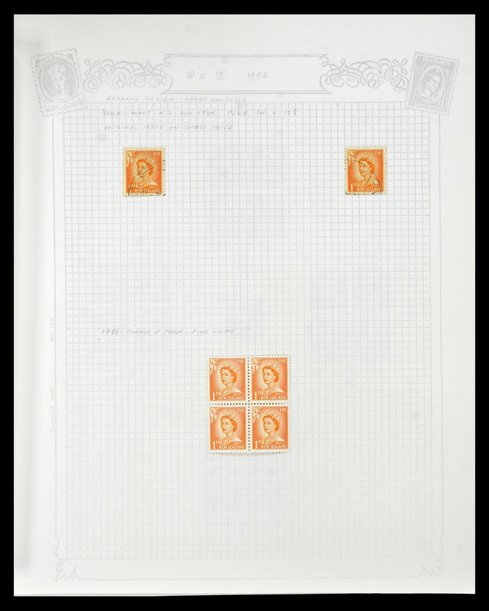 34901 070 - Stamp Collection 34901 New Zealand 1862-1970.