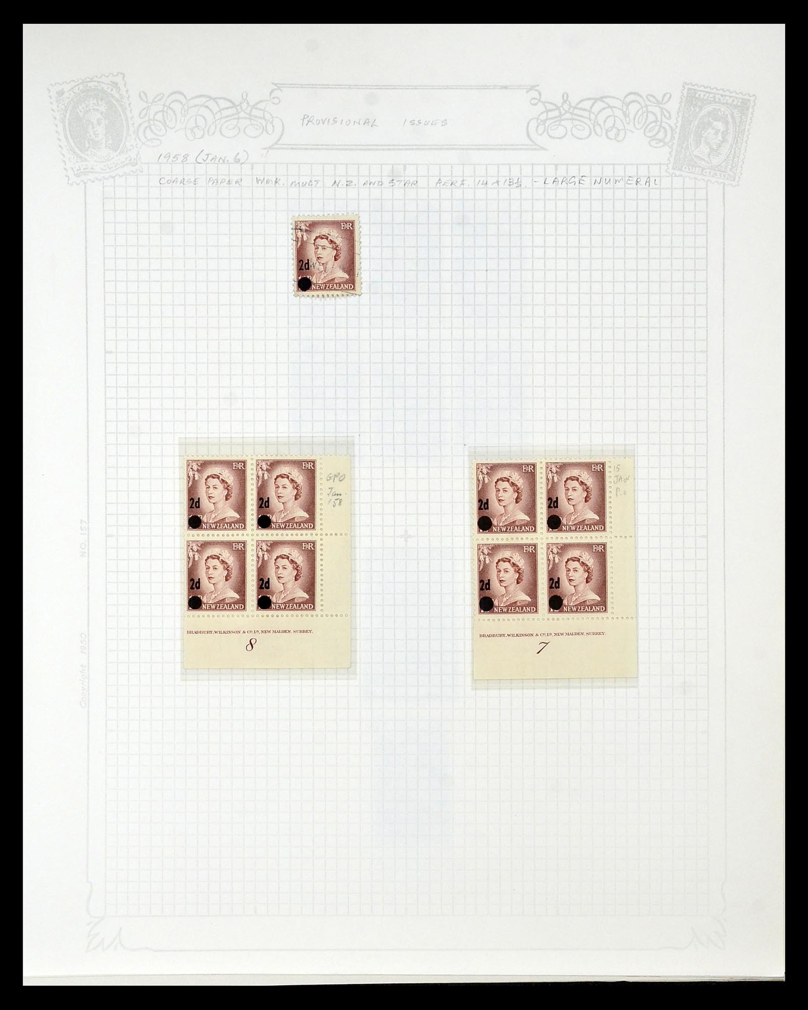 34901 077 - Postzegelverzameling 34901 Nieuw Zeeland 1862-1970.