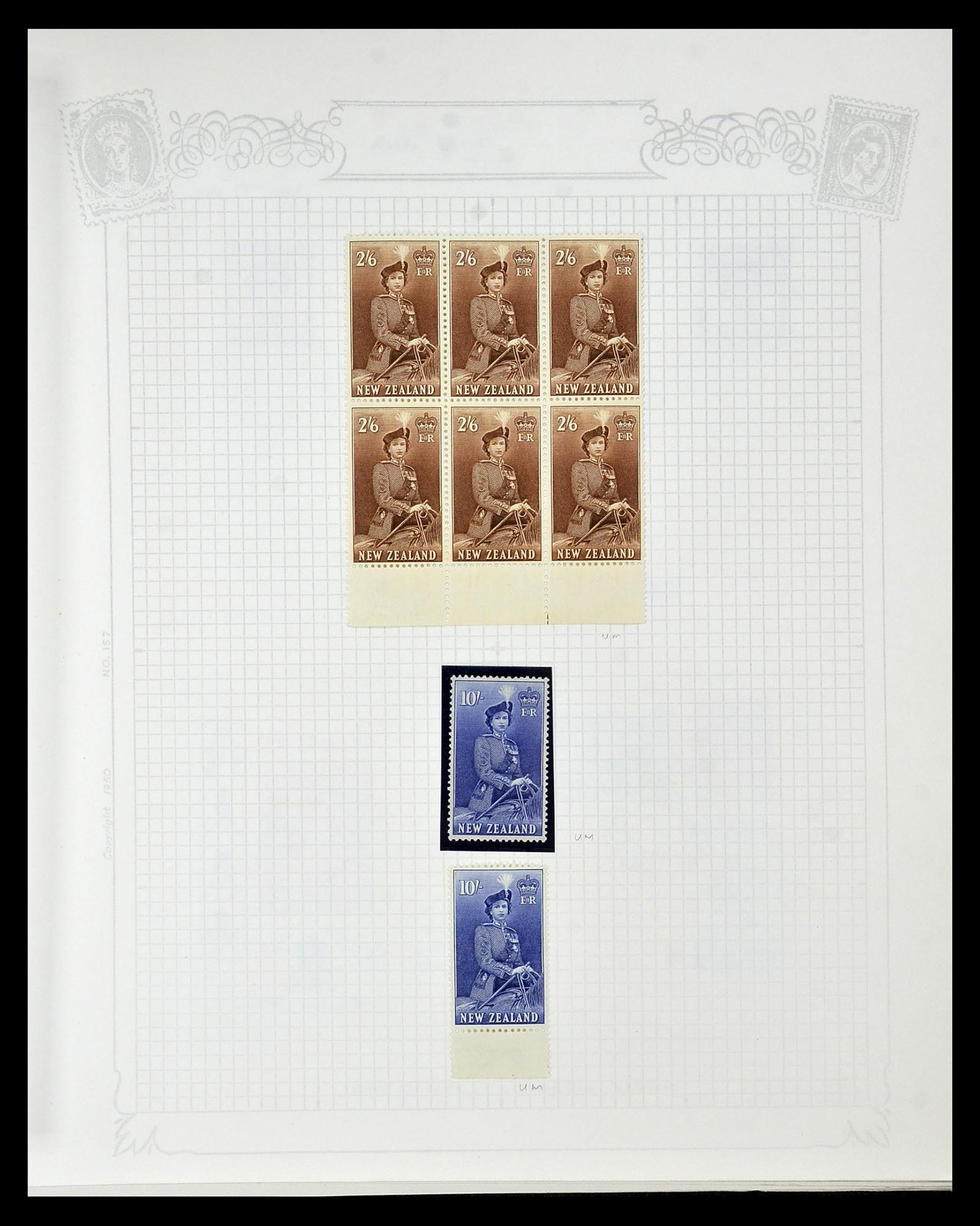 34901 078 - Postzegelverzameling 34901 Nieuw Zeeland 1862-1970.