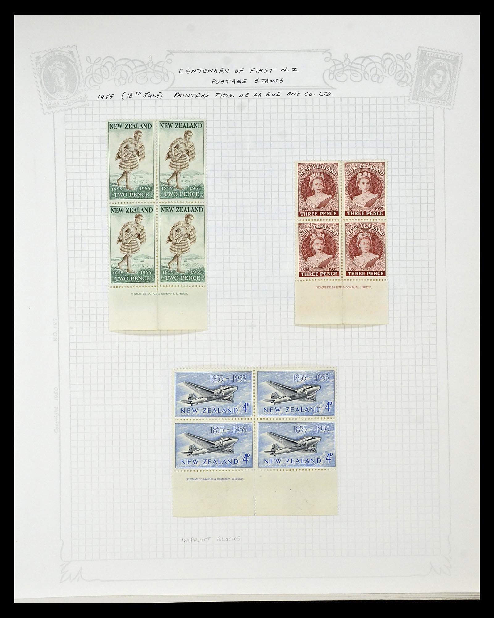 34901 080 - Stamp Collection 34901 New Zealand 1862-1970.