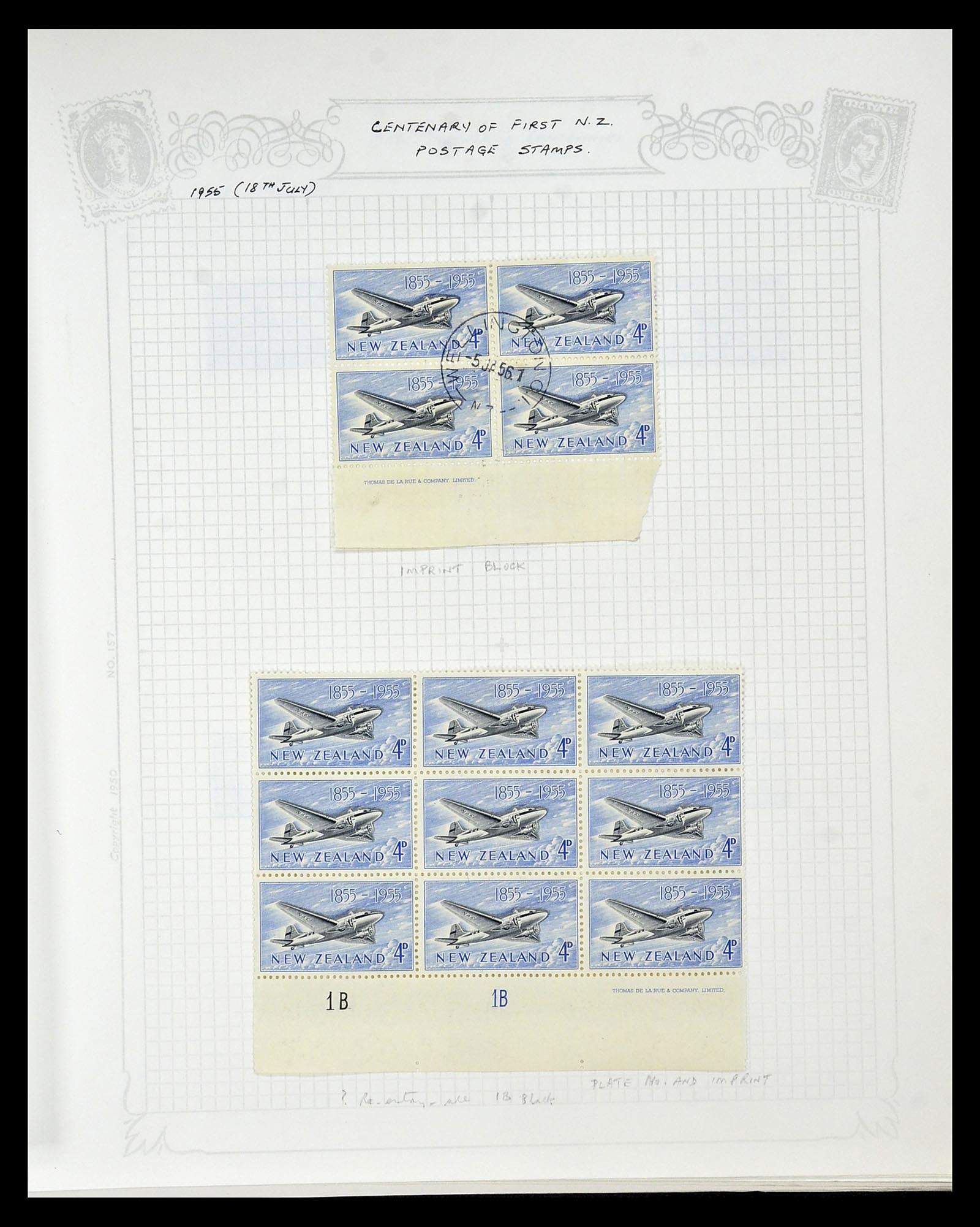 34901 082 - Postzegelverzameling 34901 Nieuw Zeeland 1862-1970.
