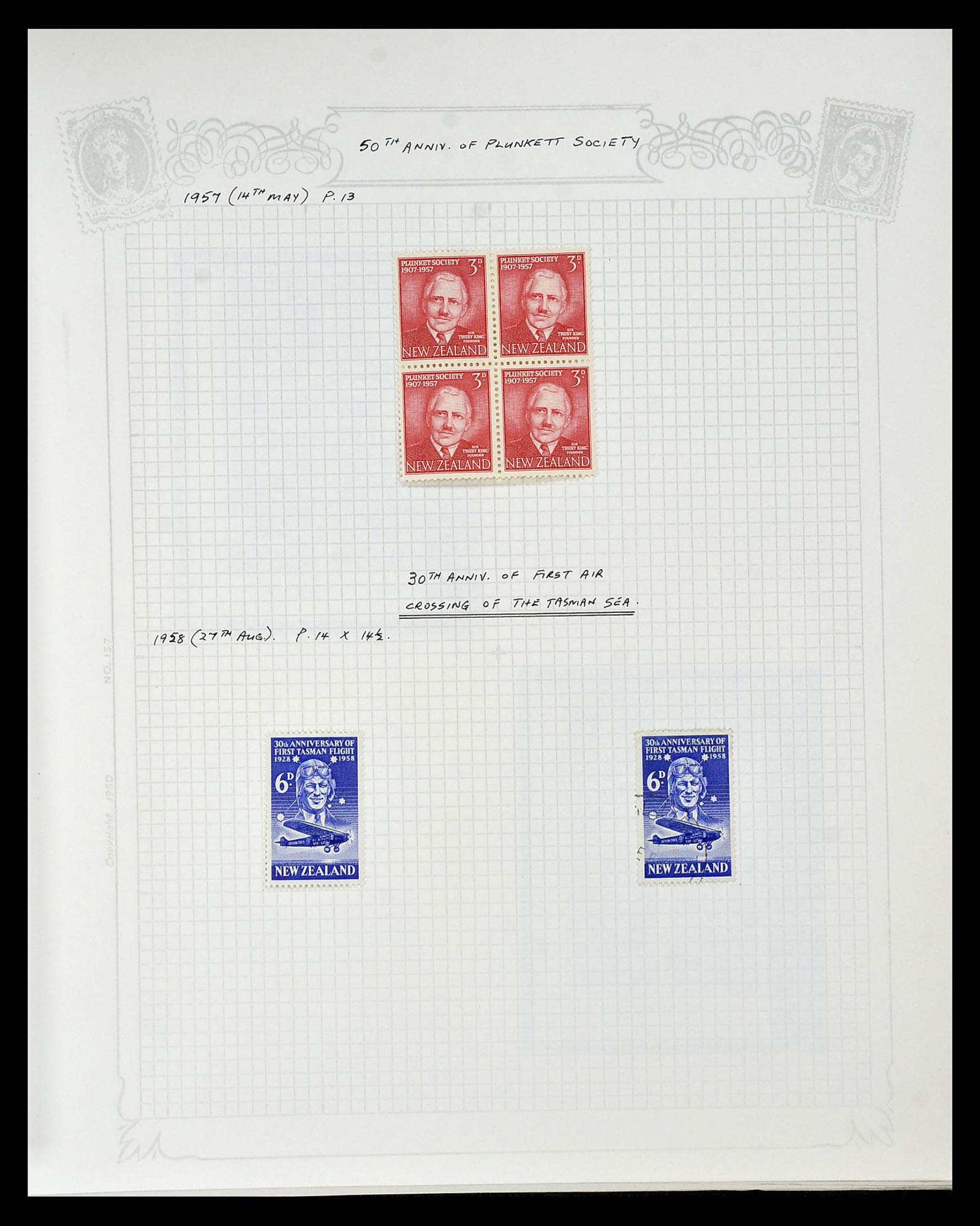 34901 084 - Postzegelverzameling 34901 Nieuw Zeeland 1862-1970.