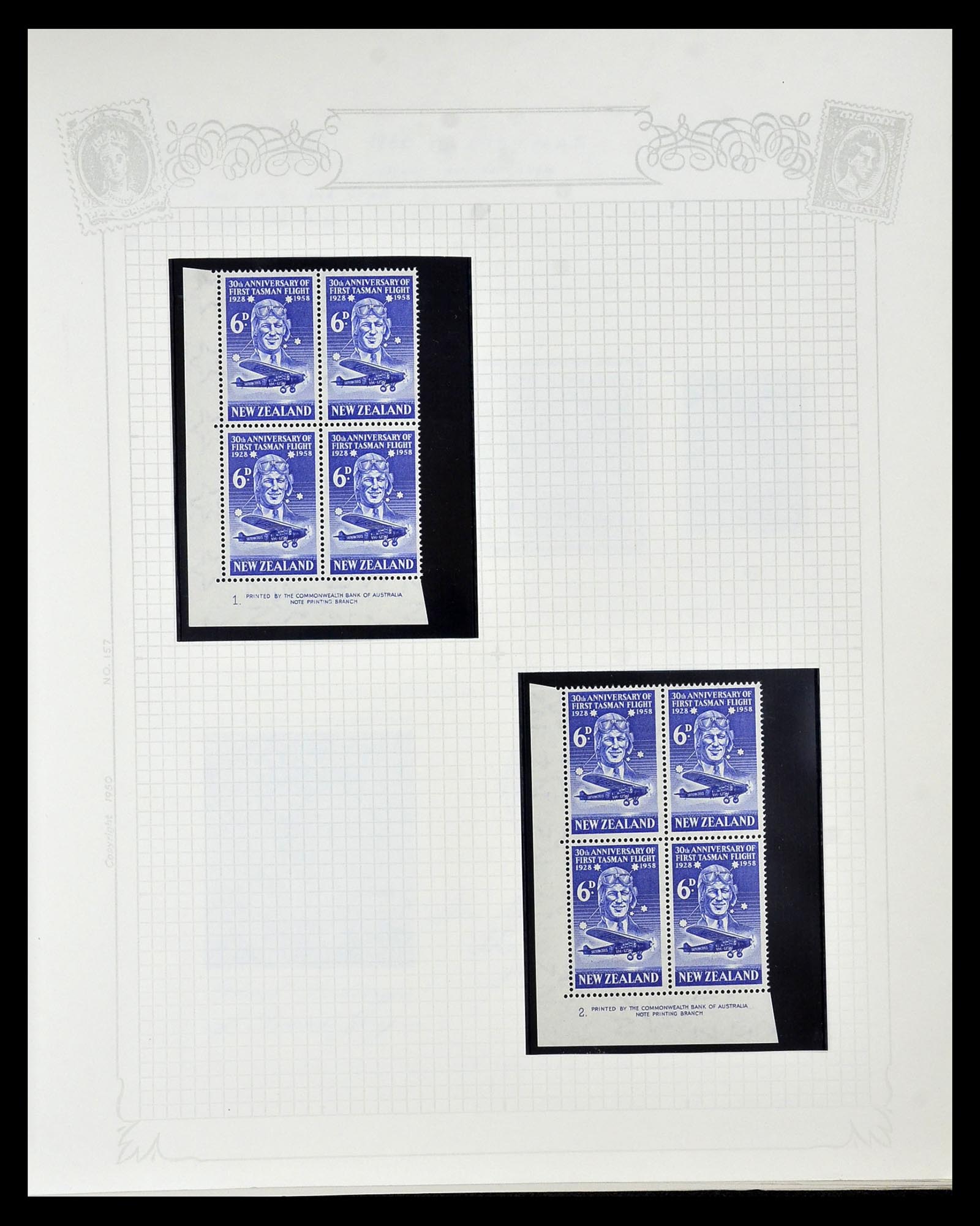 34901 085 - Postzegelverzameling 34901 Nieuw Zeeland 1862-1970.