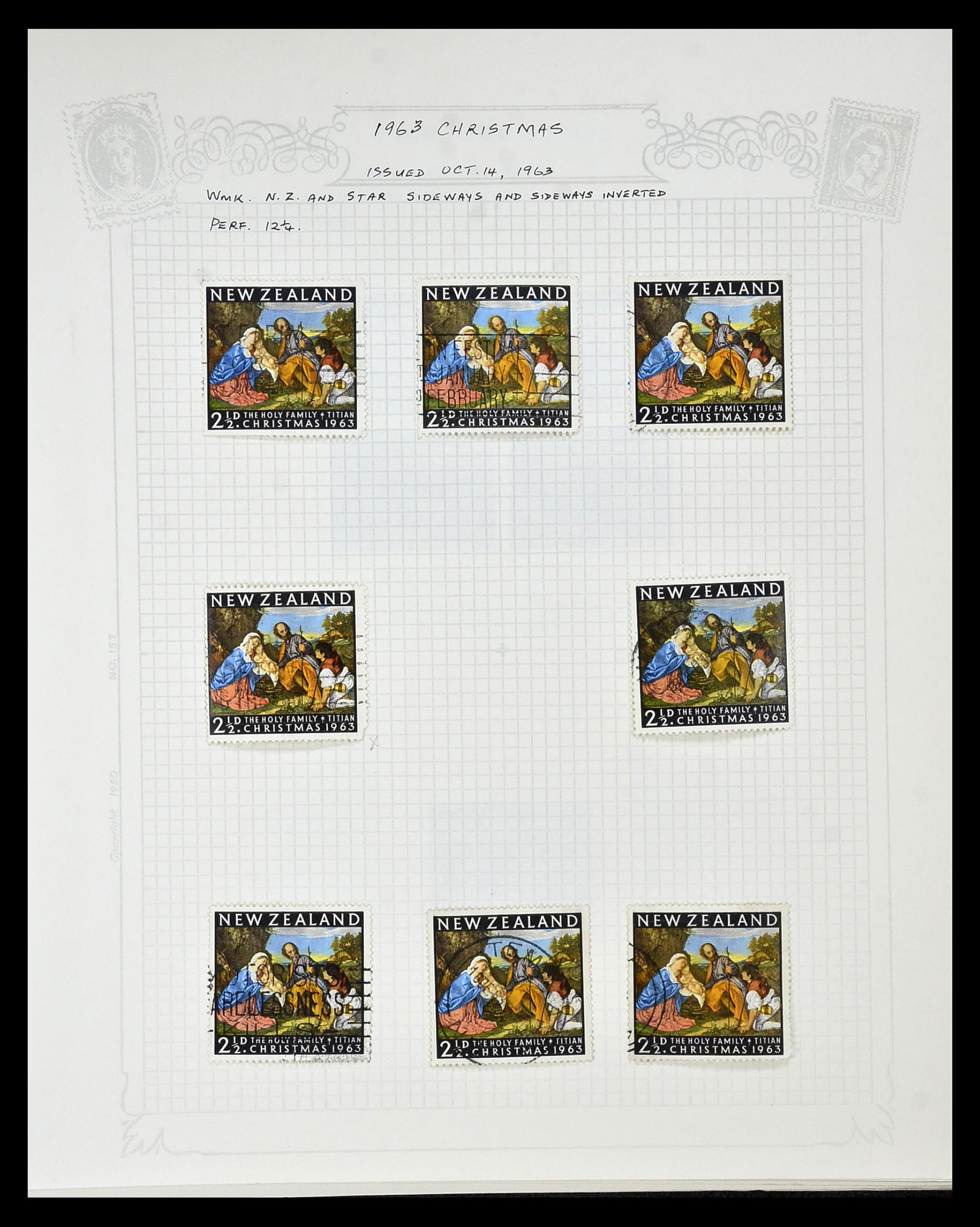 34901 091 - Stamp Collection 34901 New Zealand 1862-1970.