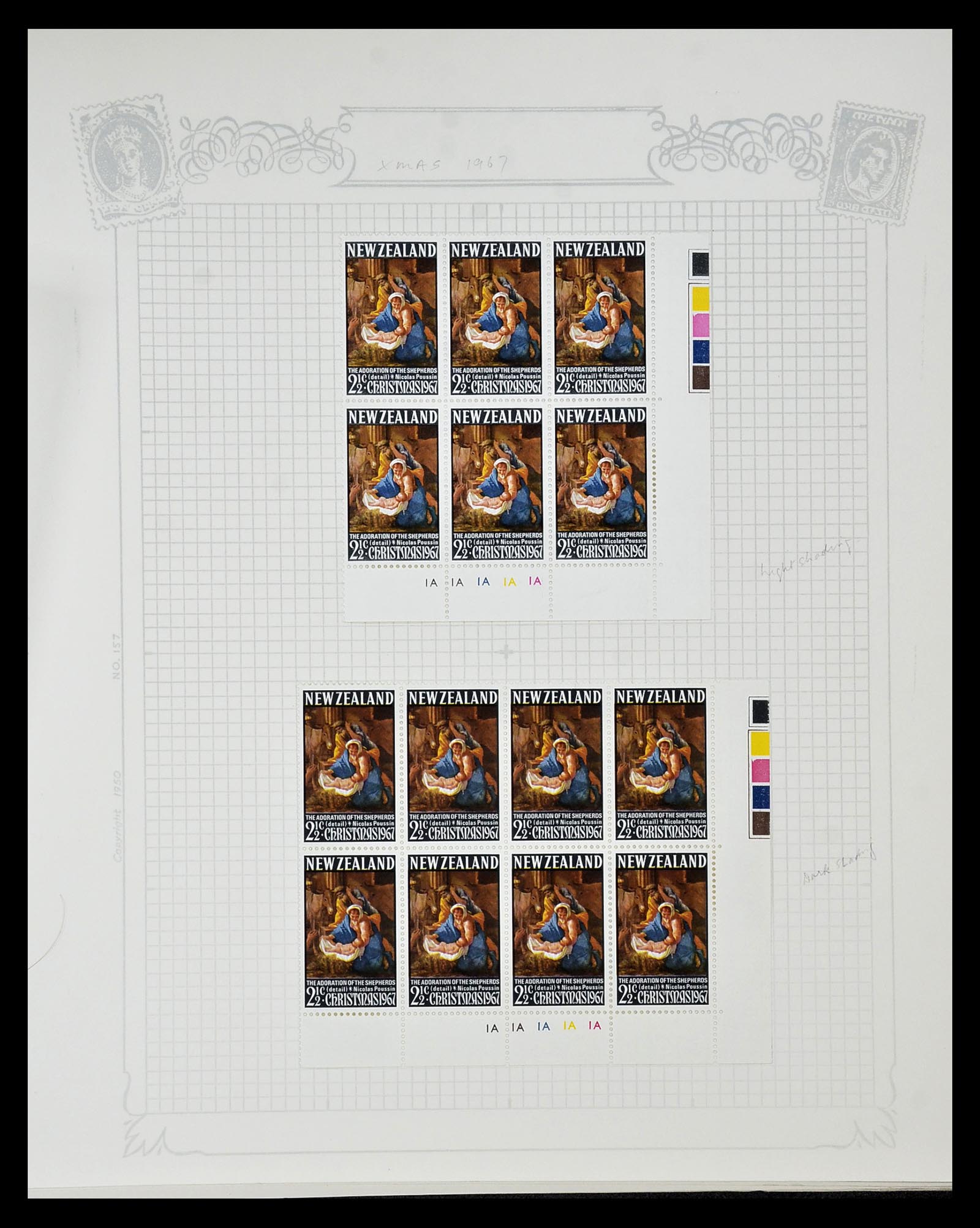 34901 094 - Postzegelverzameling 34901 Nieuw Zeeland 1862-1970.