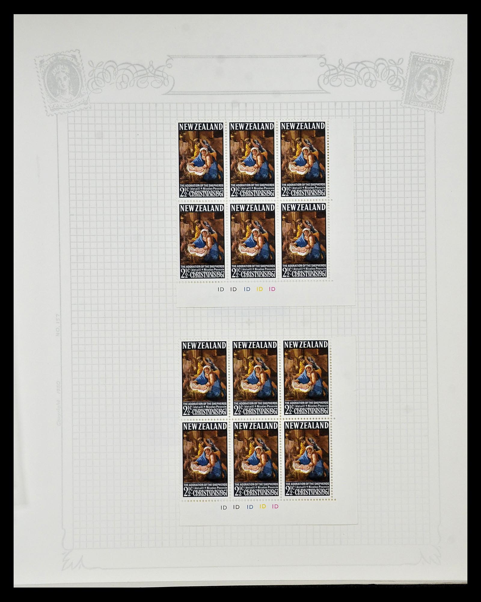 34901 097 - Postzegelverzameling 34901 Nieuw Zeeland 1862-1970.