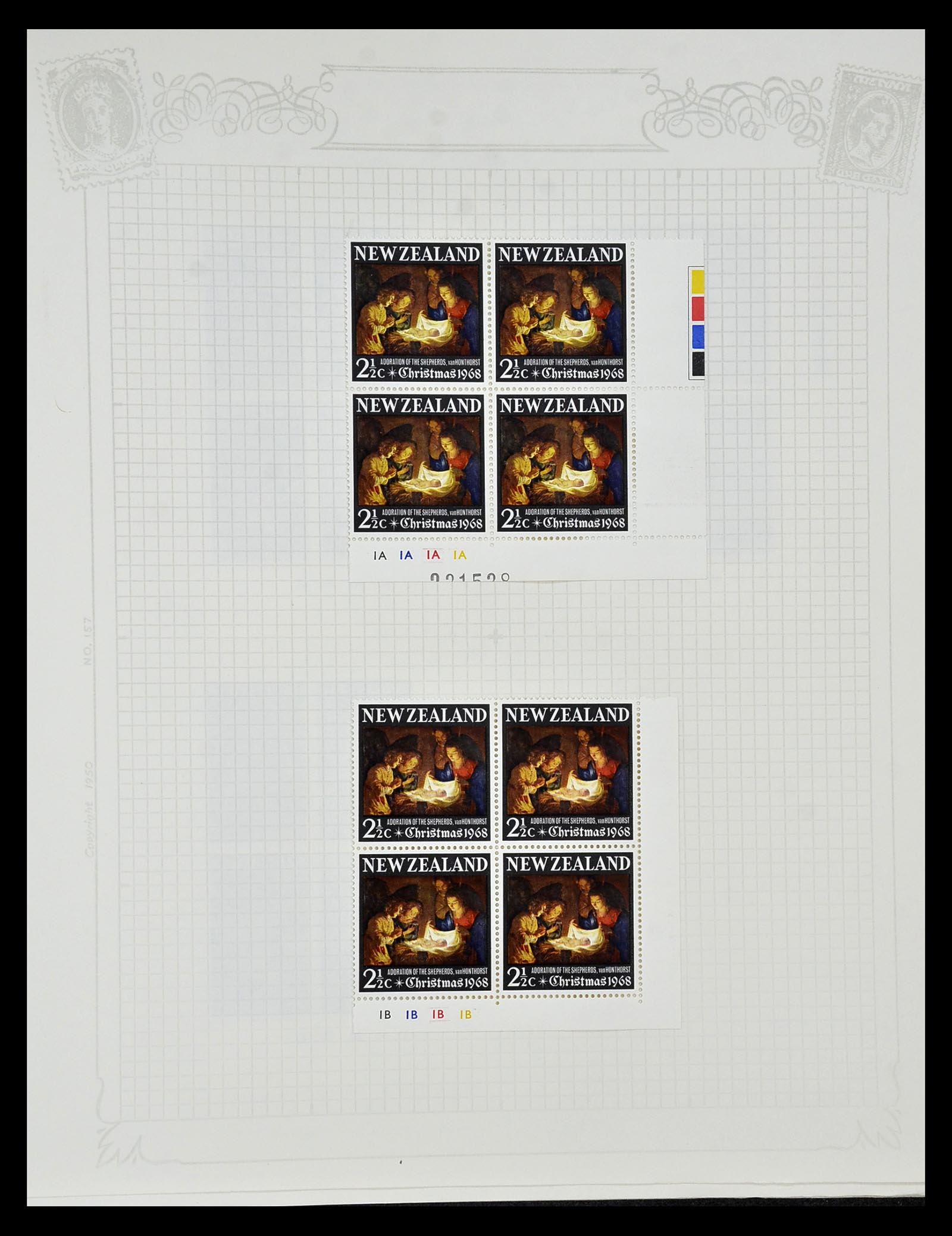 34901 121 - Postzegelverzameling 34901 Nieuw Zeeland 1862-1970.