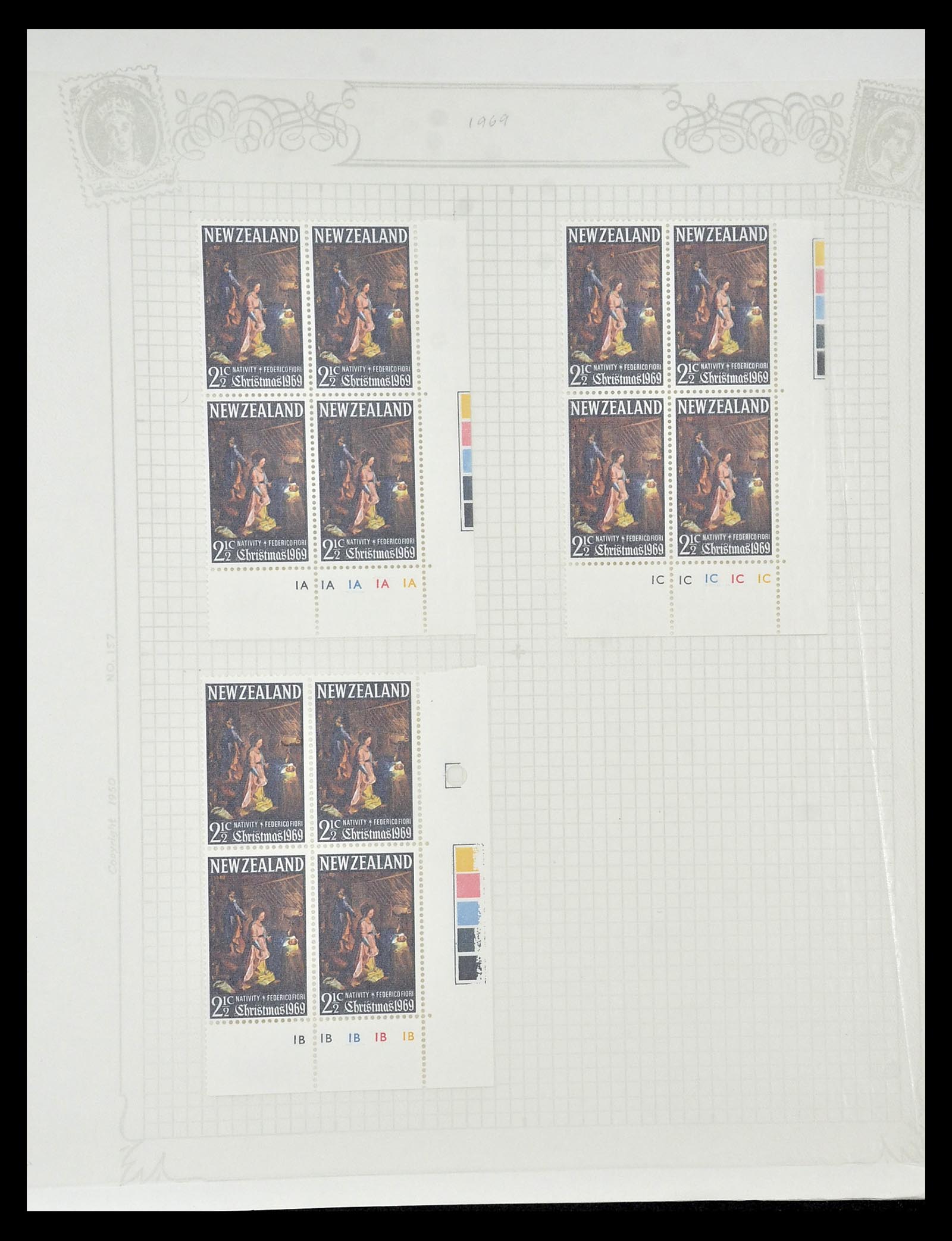 34901 122 - Postzegelverzameling 34901 Nieuw Zeeland 1862-1970.