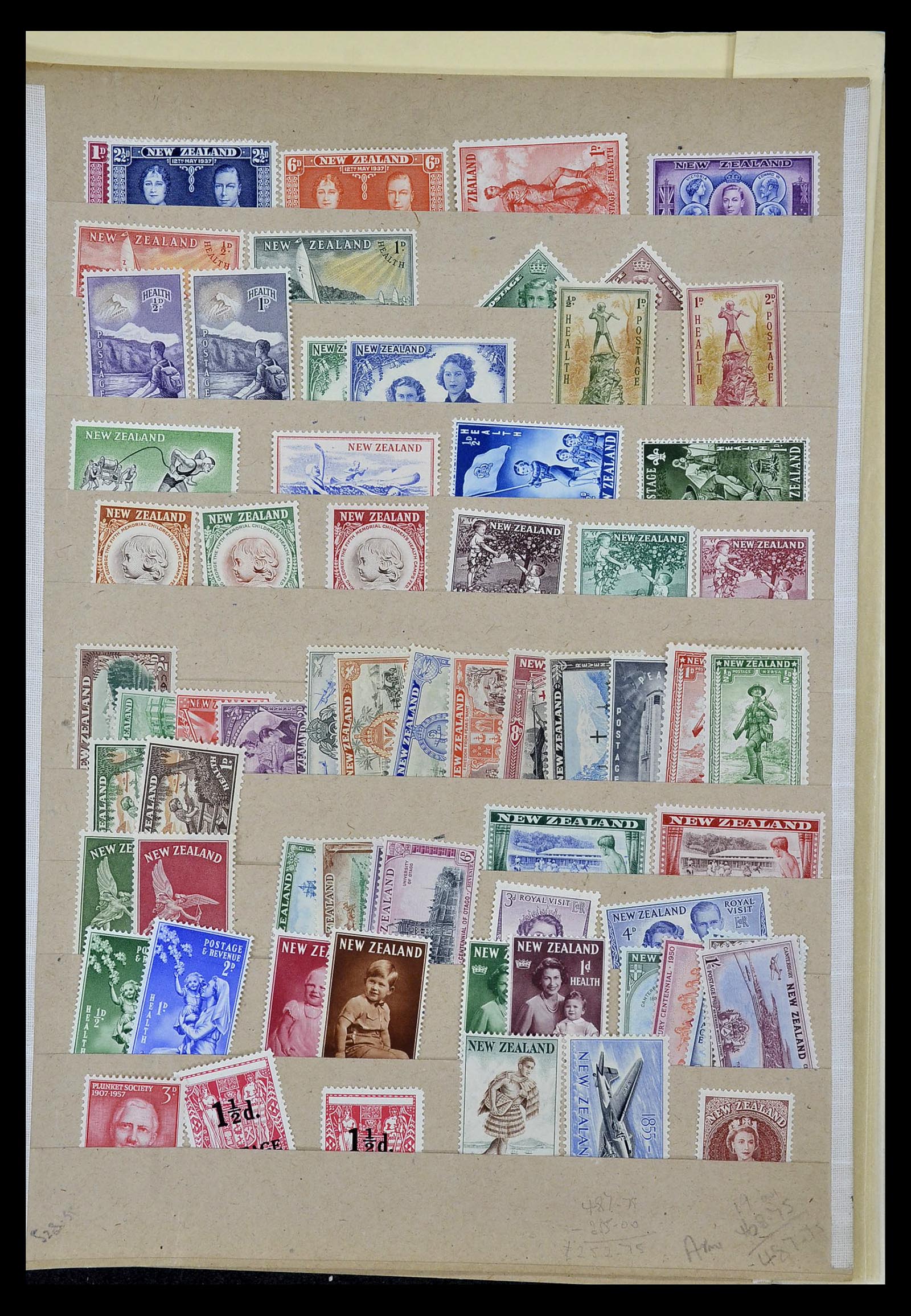 34901 132 - Postzegelverzameling 34901 Nieuw Zeeland 1862-1970.