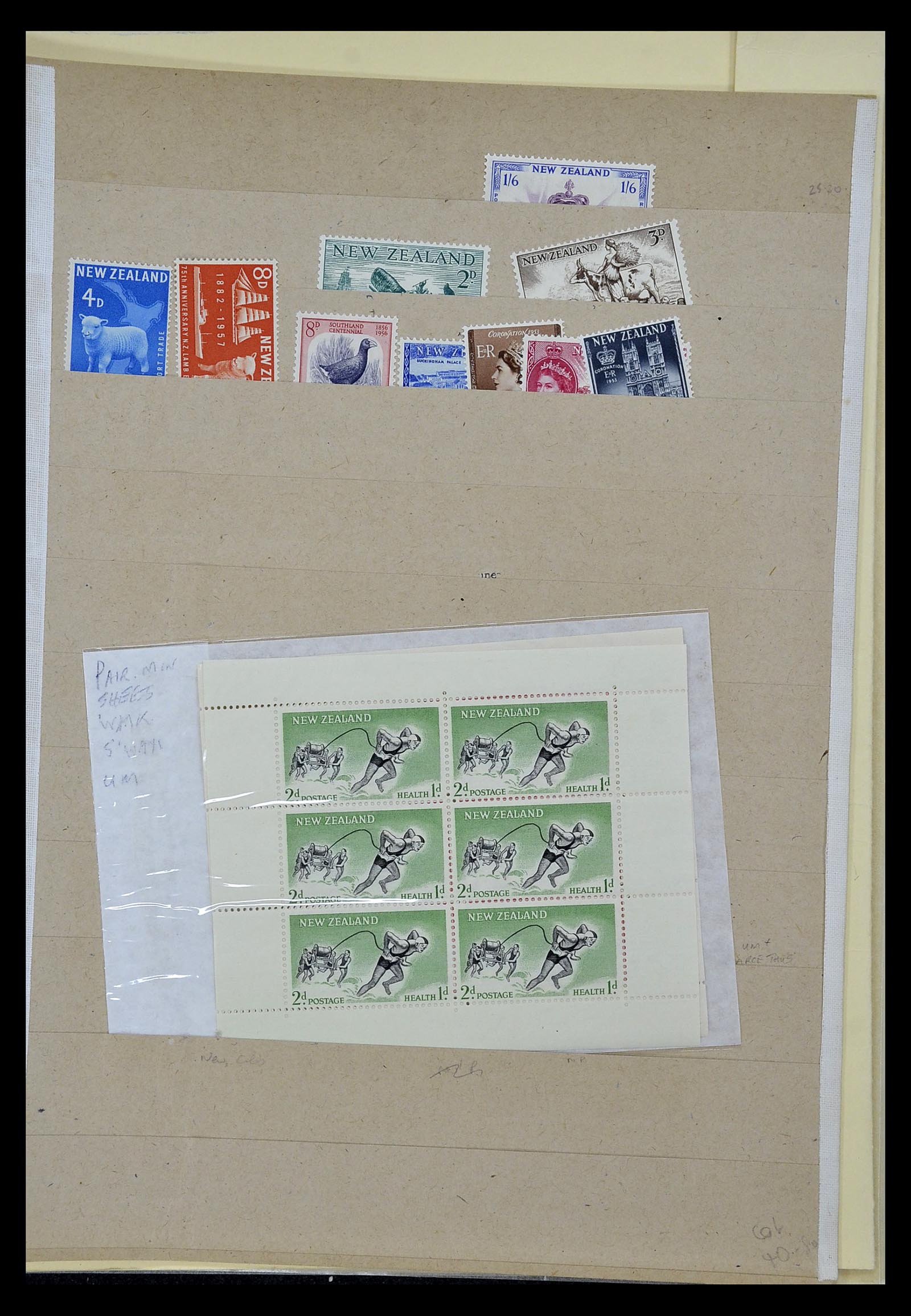 34901 133 - Postzegelverzameling 34901 Nieuw Zeeland 1862-1970.