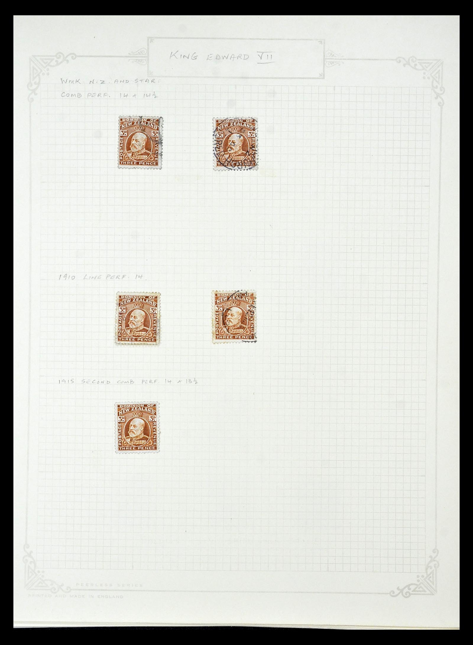 34901 135 - Postzegelverzameling 34901 Nieuw Zeeland 1862-1970.