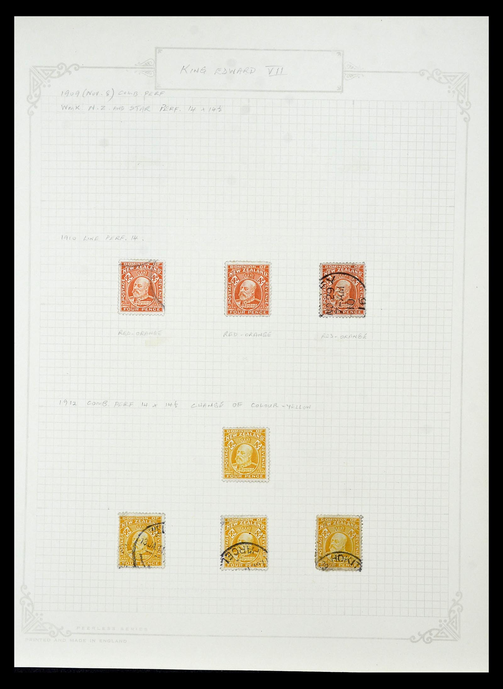 34901 136 - Postzegelverzameling 34901 Nieuw Zeeland 1862-1970.