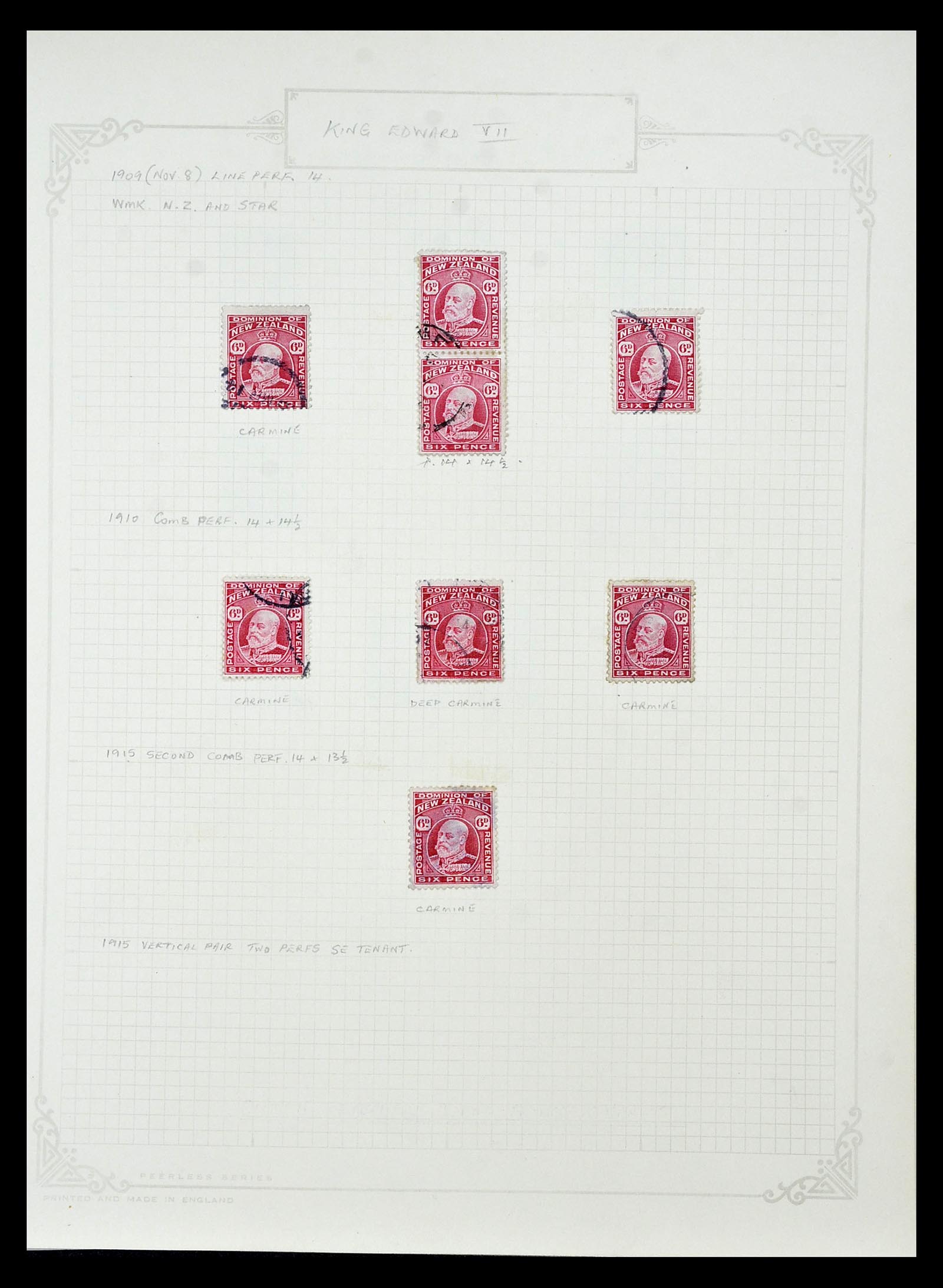 34901 138 - Postzegelverzameling 34901 Nieuw Zeeland 1862-1970.