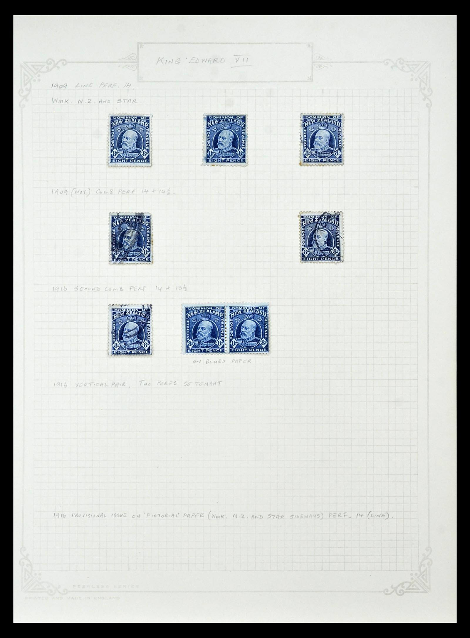 34901 139 - Postzegelverzameling 34901 Nieuw Zeeland 1862-1970.