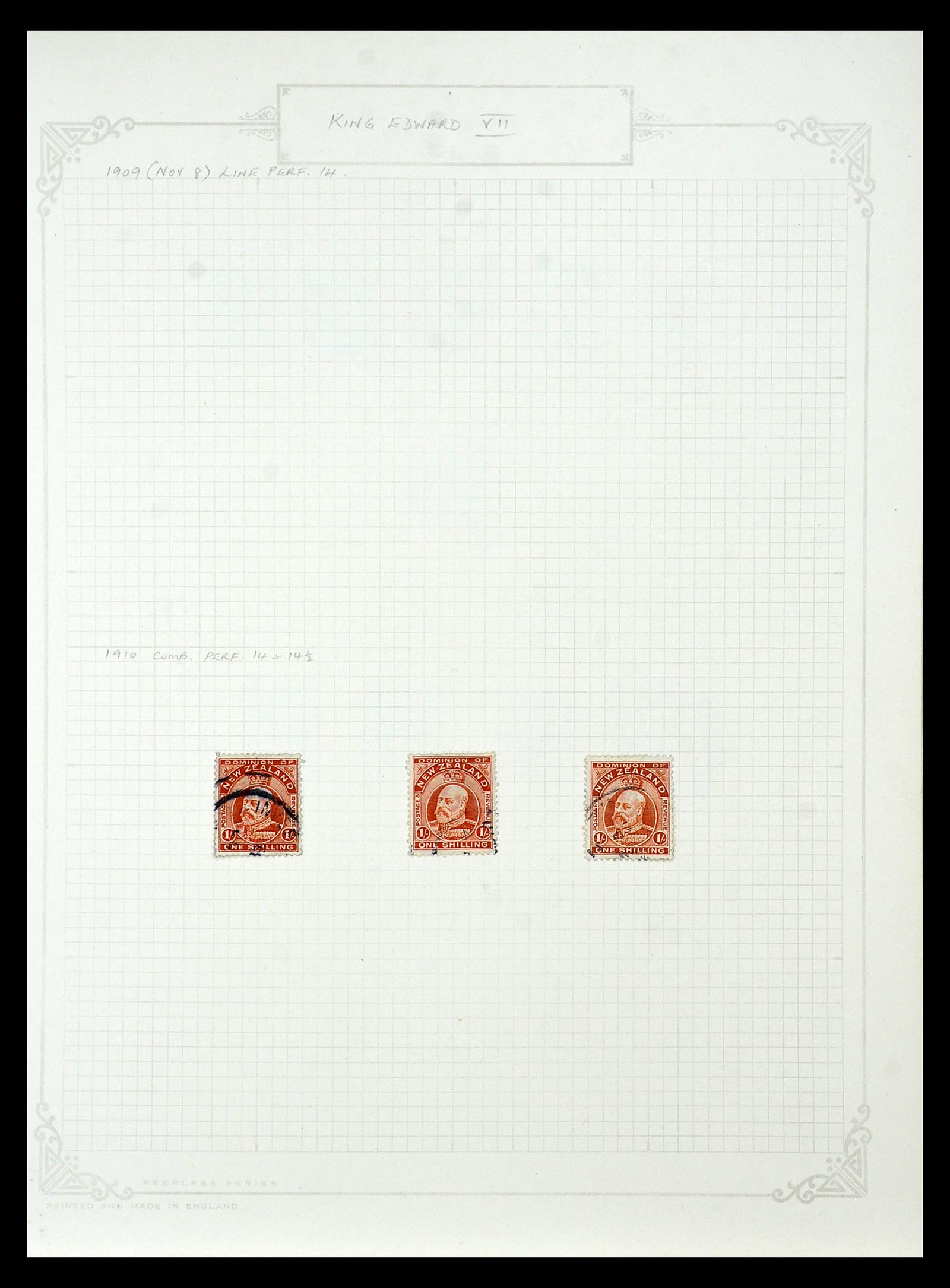 34901 140 - Postzegelverzameling 34901 Nieuw Zeeland 1862-1970.