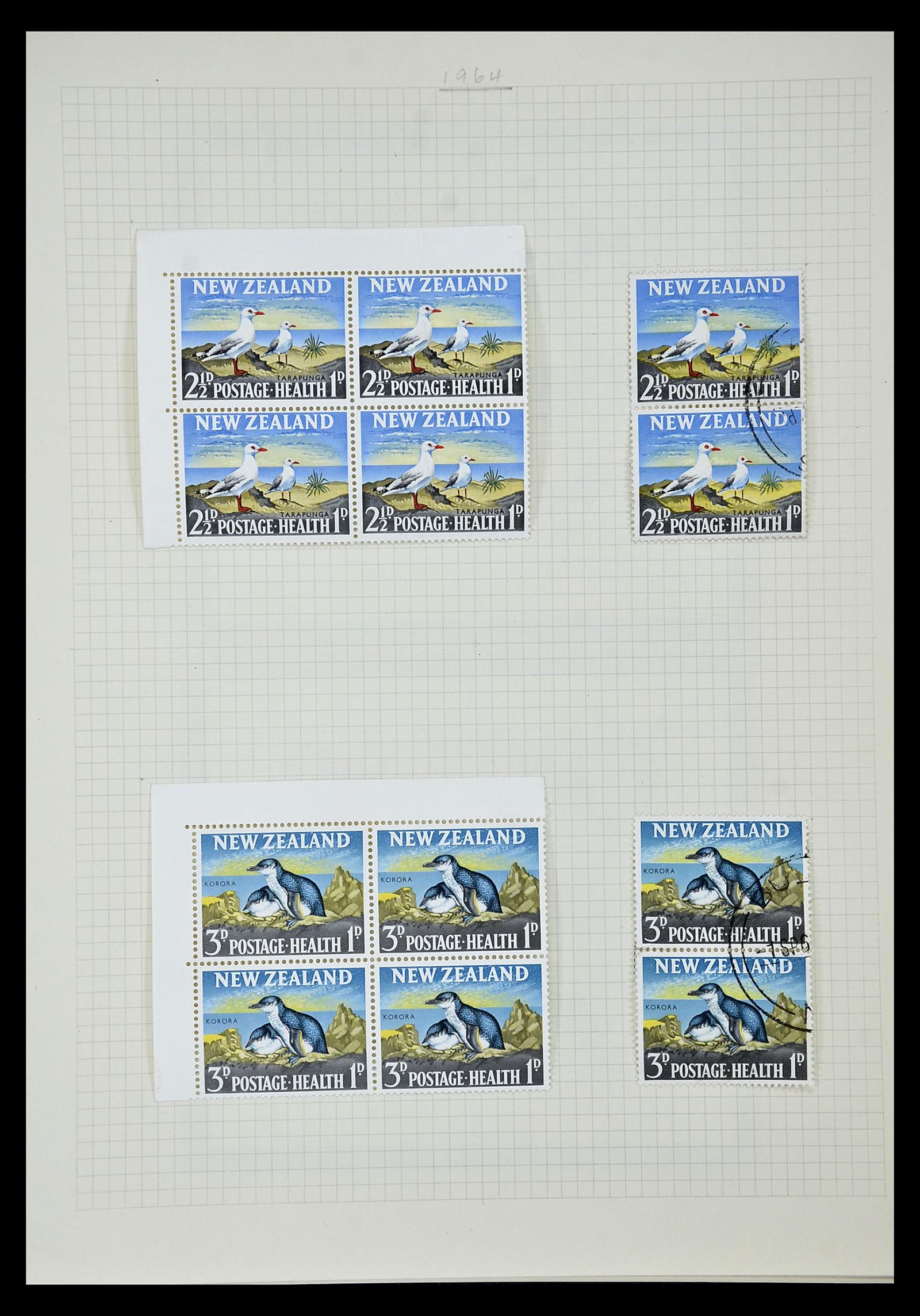 34901 241 - Stamp Collection 34901 New Zealand 1862-1970.