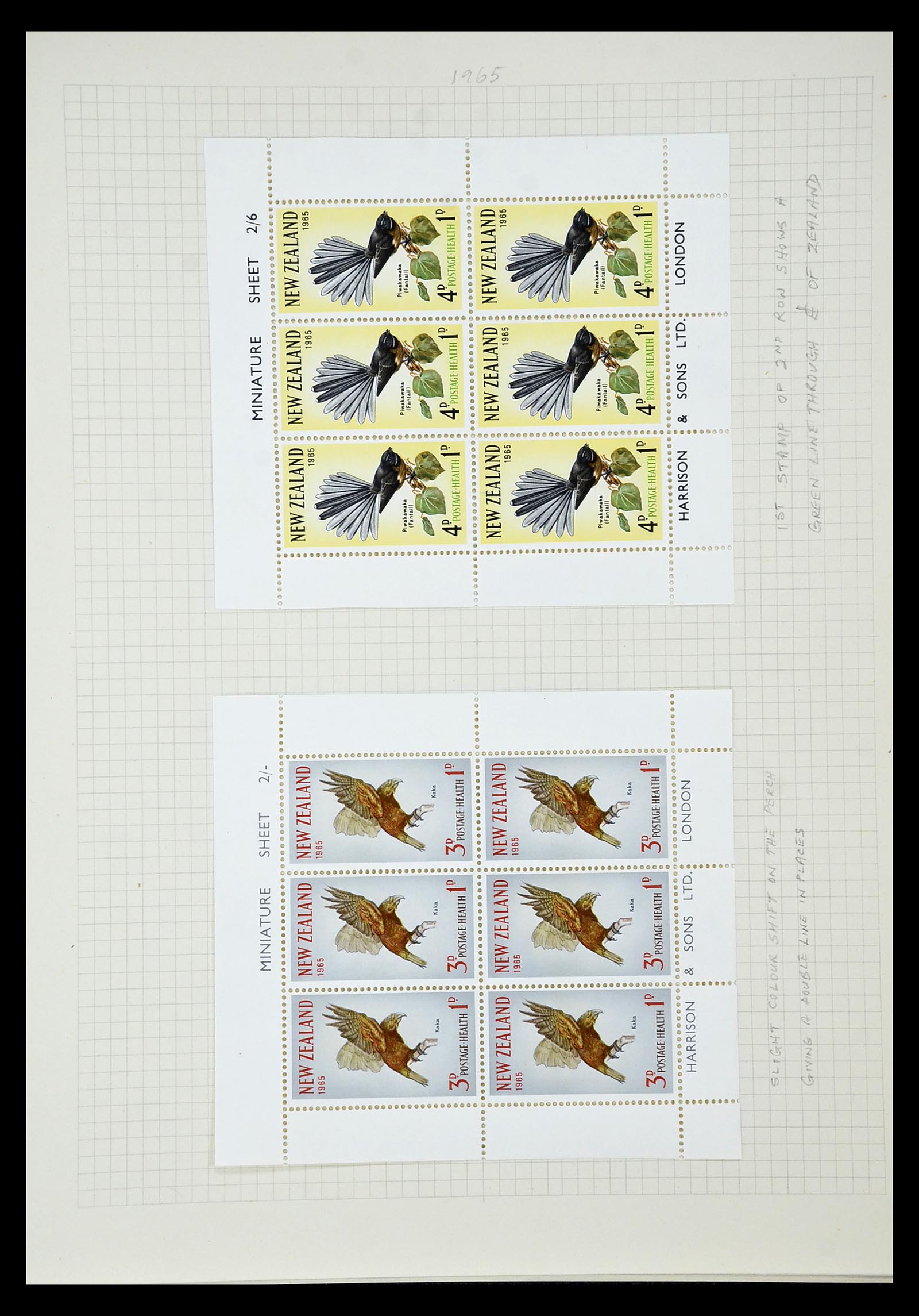 34901 243 - Stamp Collection 34901 New Zealand 1862-1970.