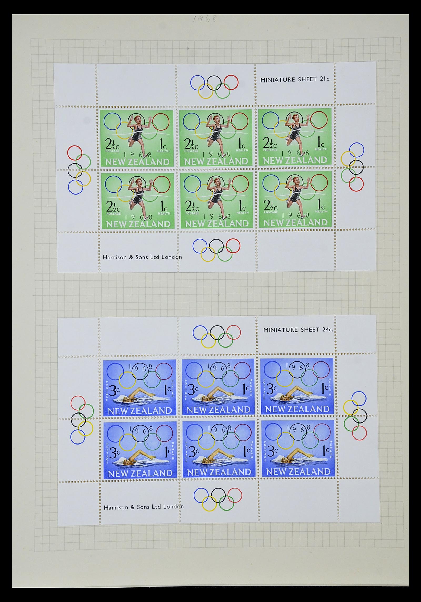 34901 246 - Postzegelverzameling 34901 Nieuw Zeeland 1862-1970.