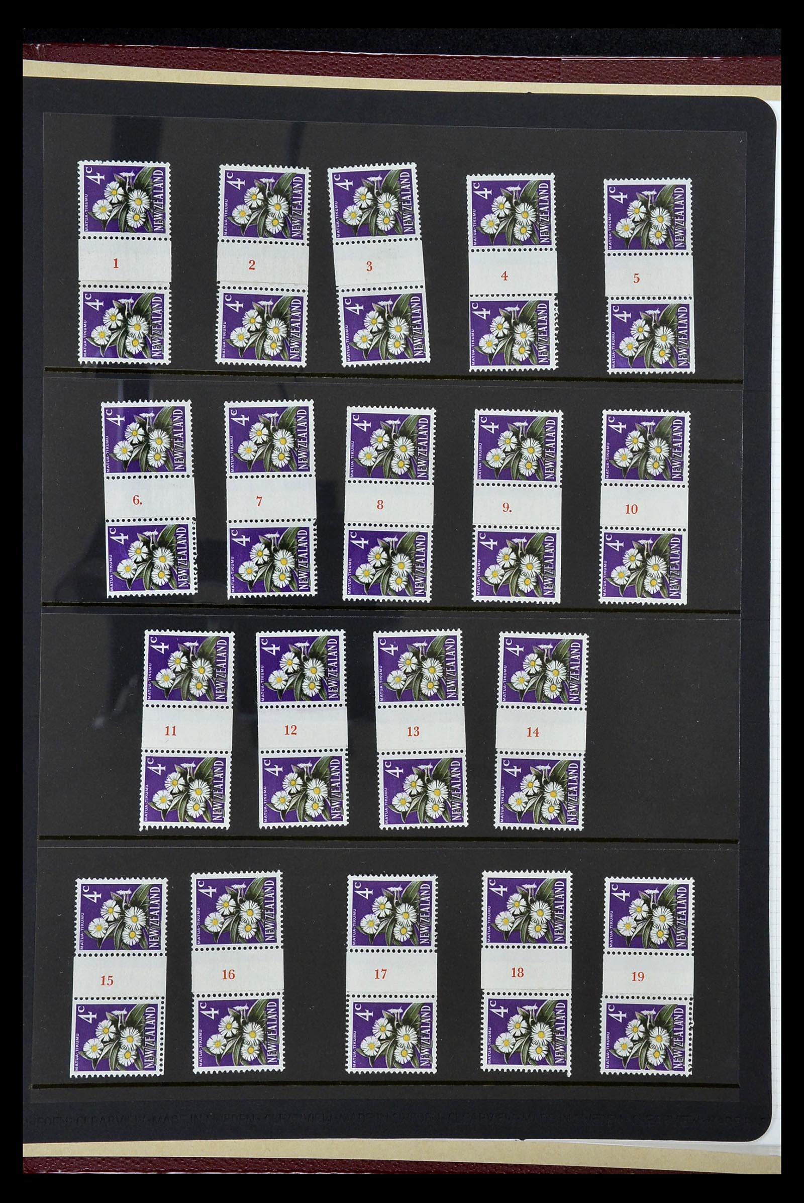 34901 252 - Postzegelverzameling 34901 Nieuw Zeeland 1862-1970.