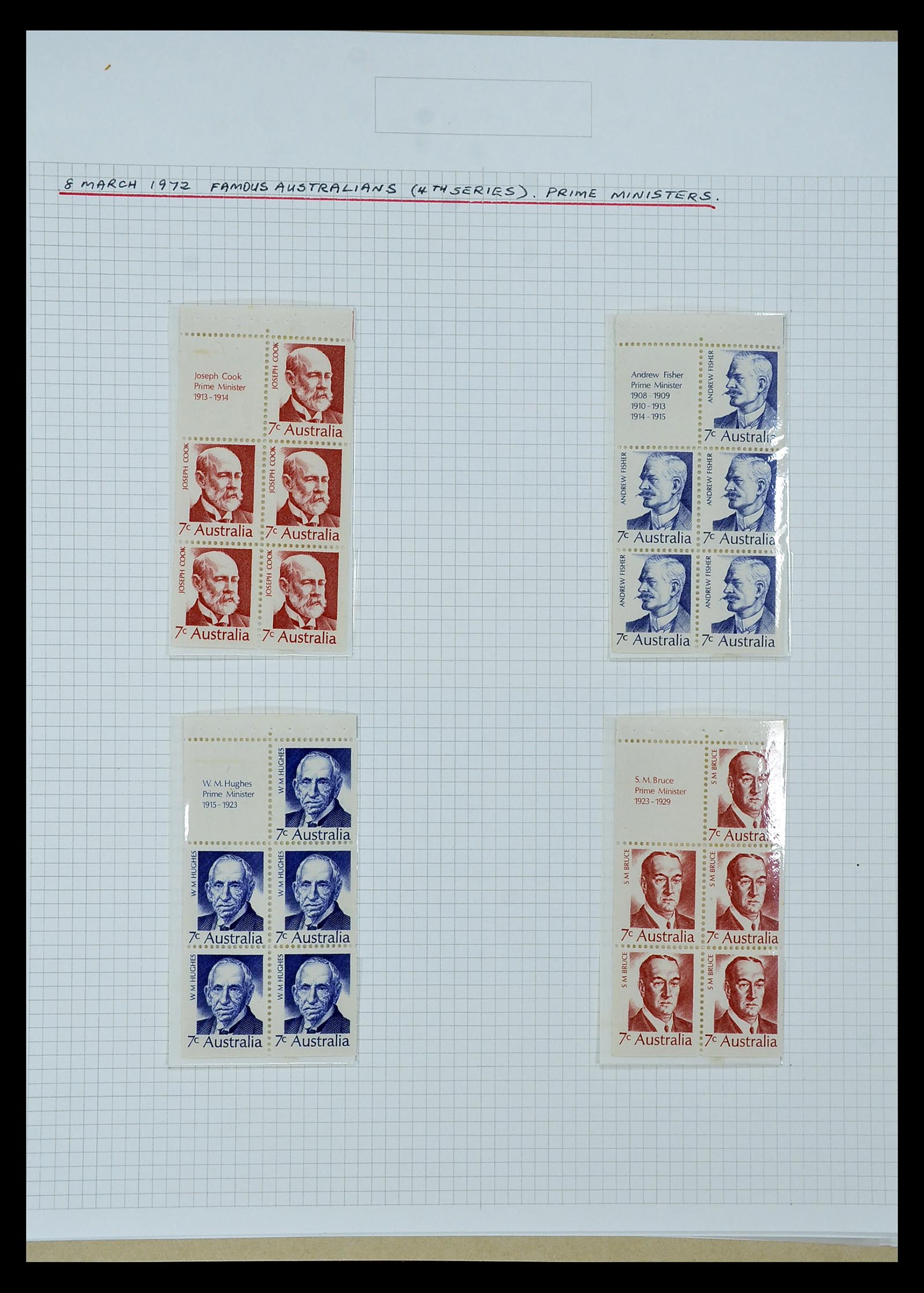 34901 256 - Stamp Collection 34901 New Zealand 1862-1970.