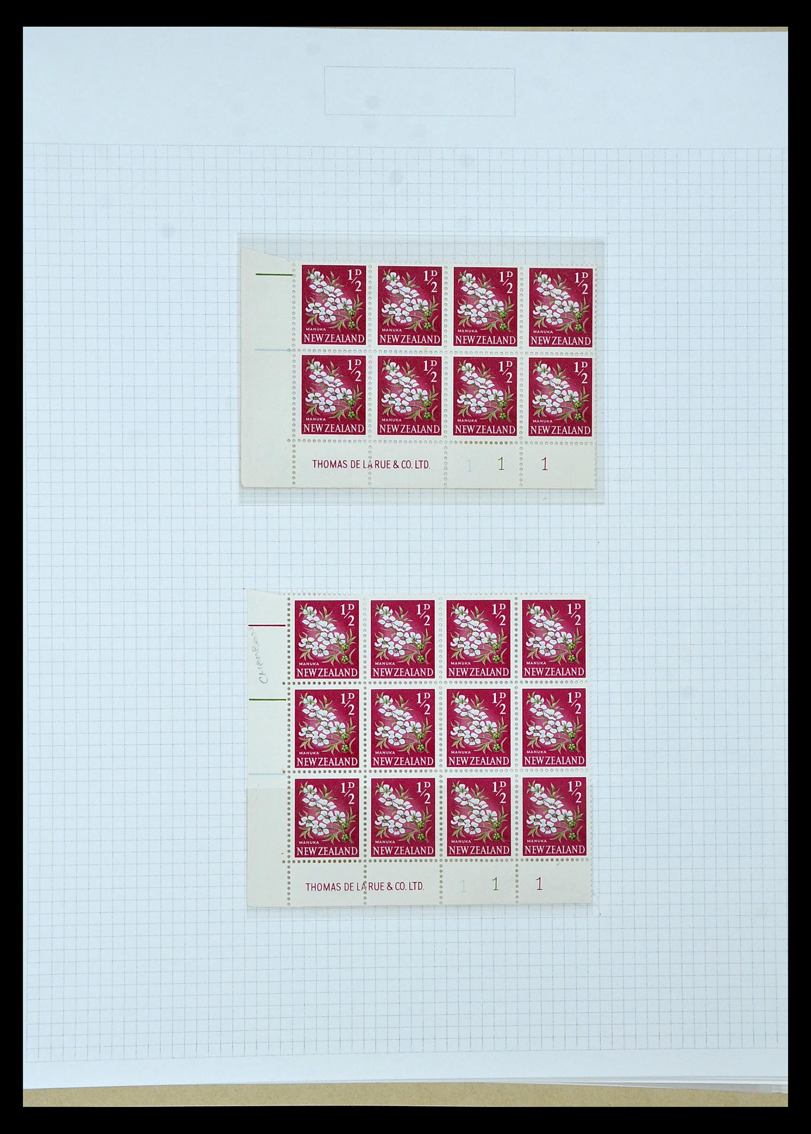 34901 257 - Stamp Collection 34901 New Zealand 1862-1970.